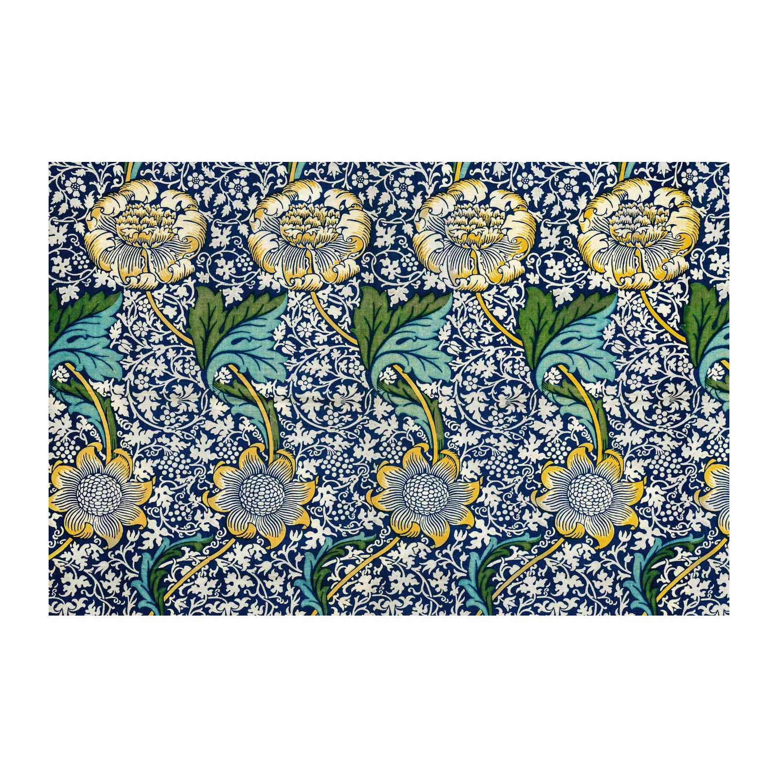 Vintage Floral Meadow Wall Art