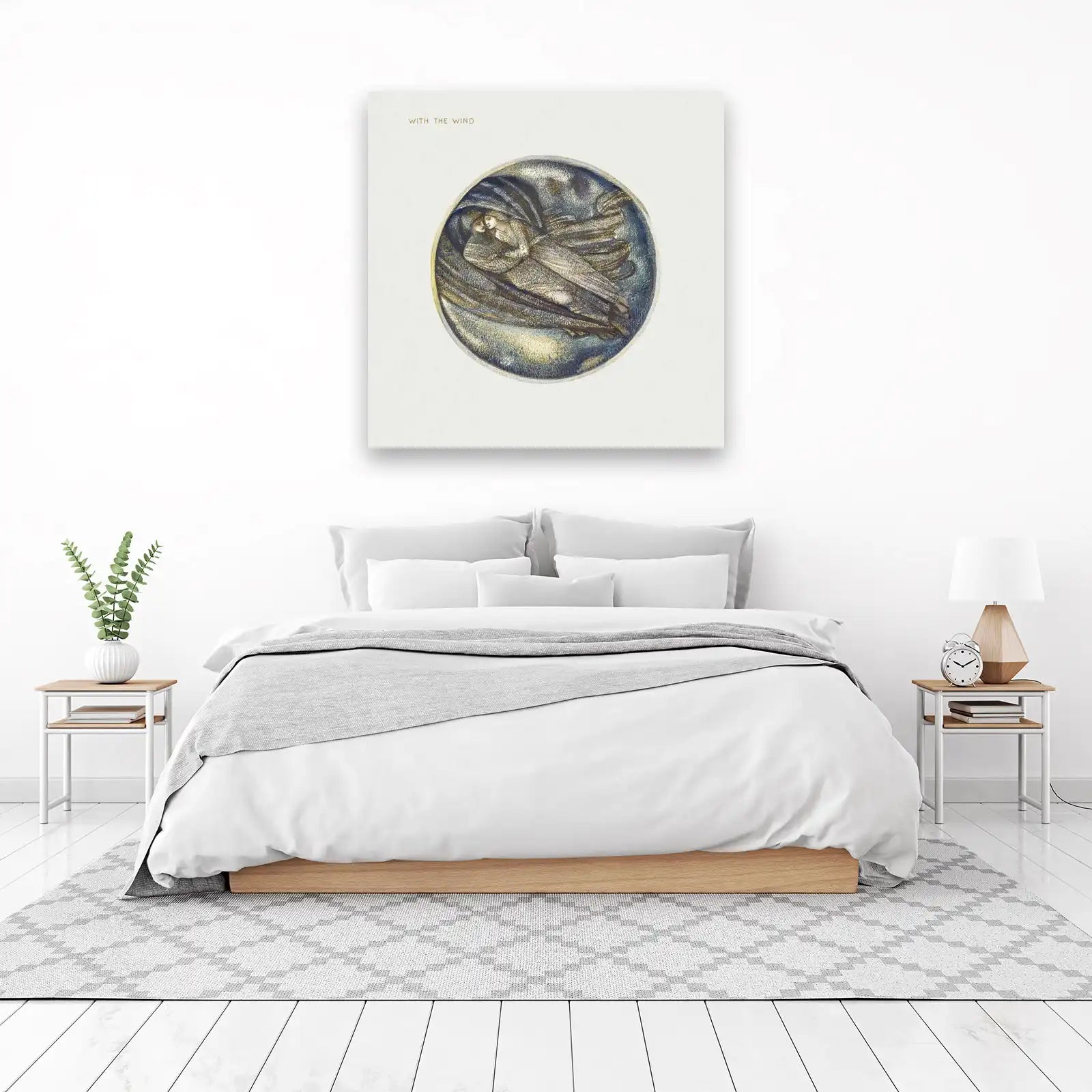 Serene Embrace "With The Wind" Wall Art