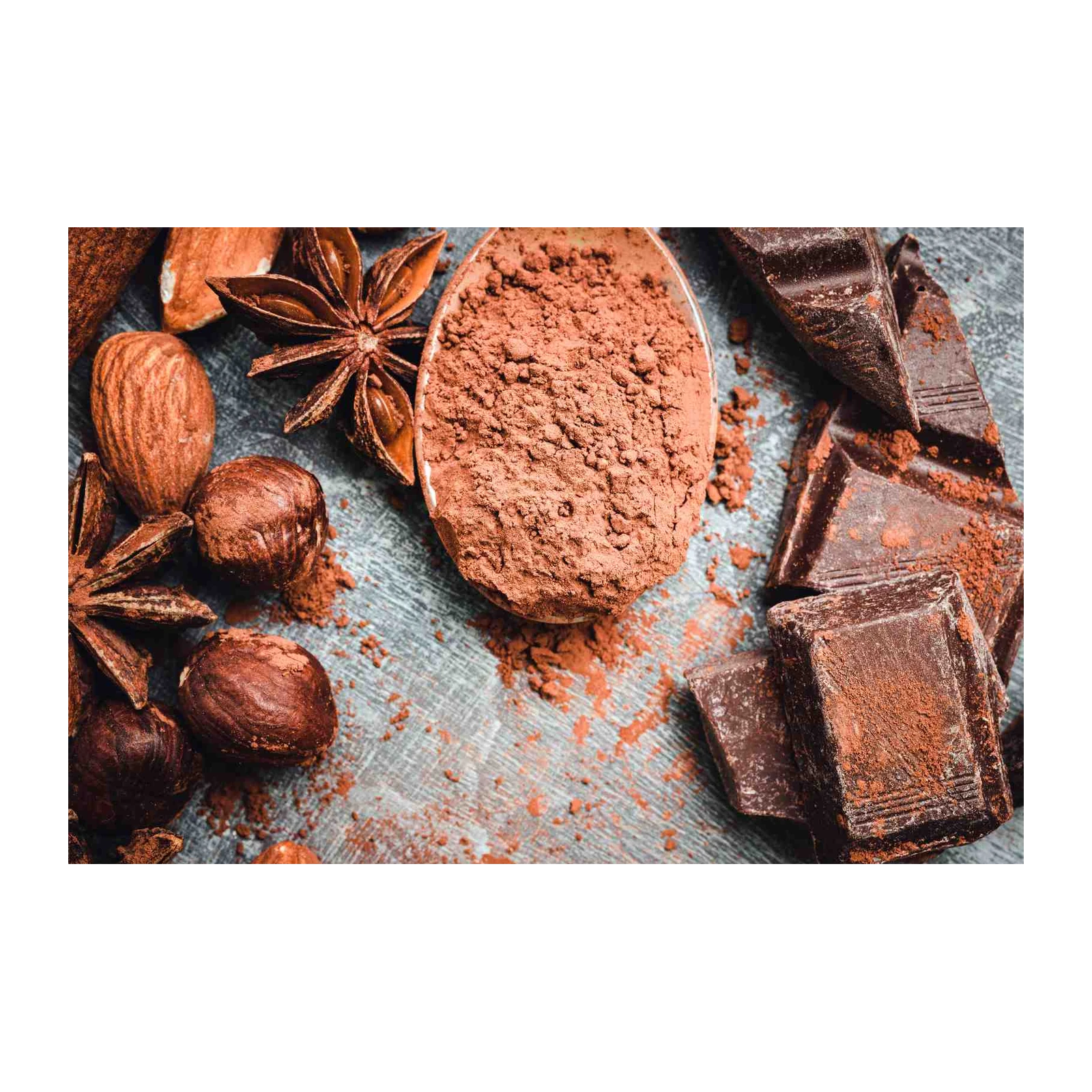 Rich Cocoa & Nuts Abstract Wall Art
