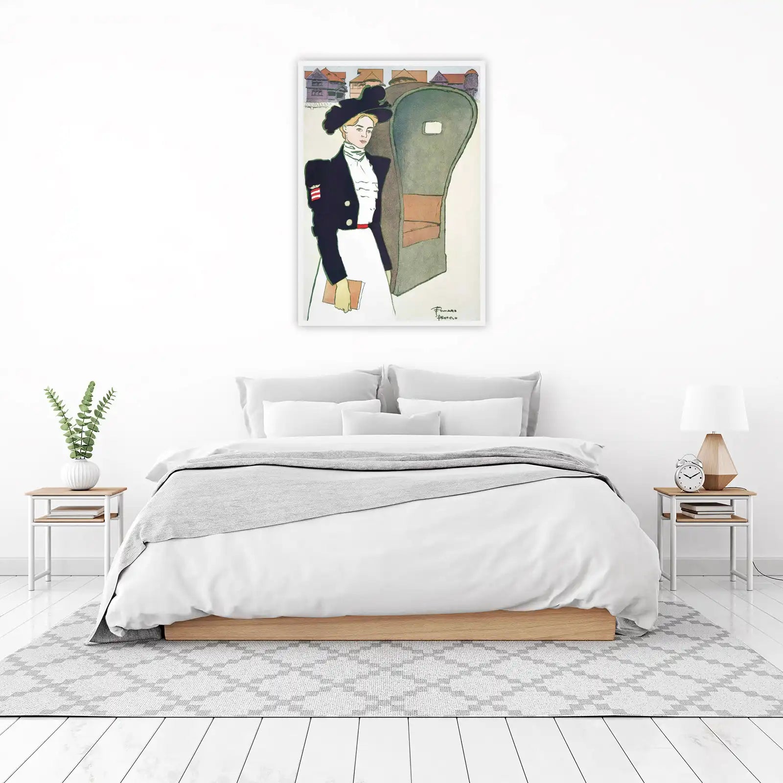 Edward Penfield Art Nouveau Woman Wall Art