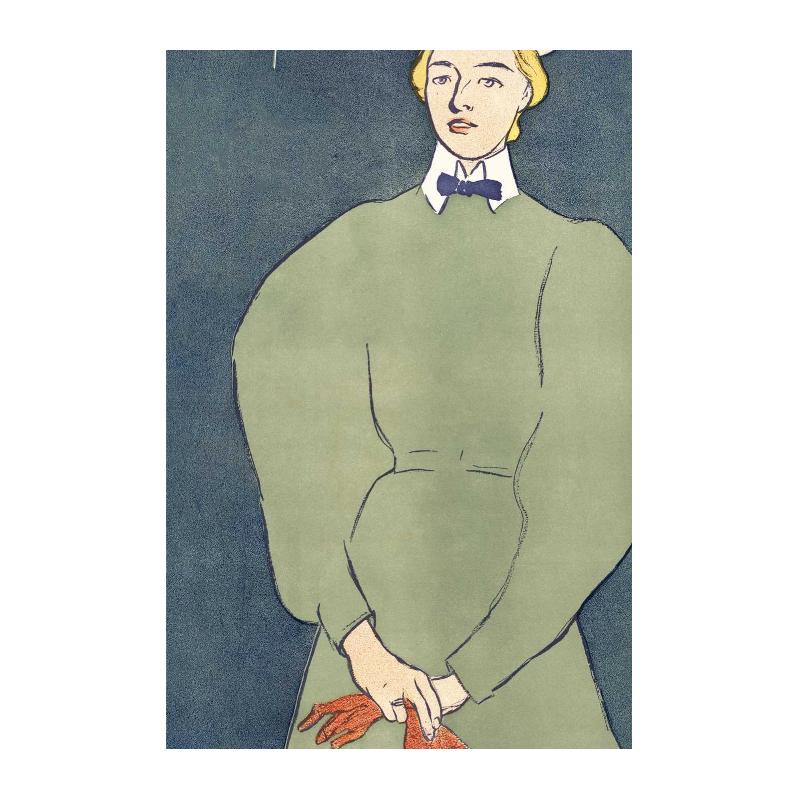 Edward Penfield Art Nouveau Portrait Wall Art