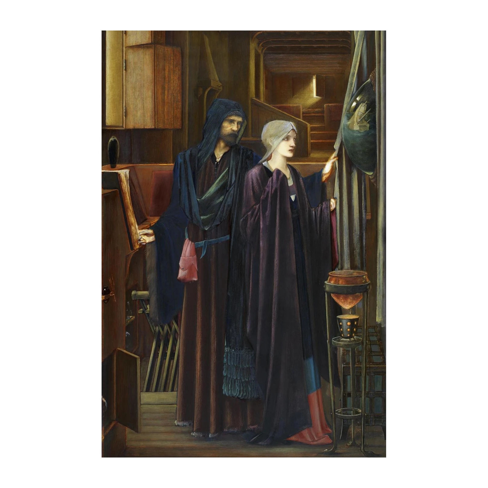 Mysterious Journey Wall Art - Pre-Raphaelite Art