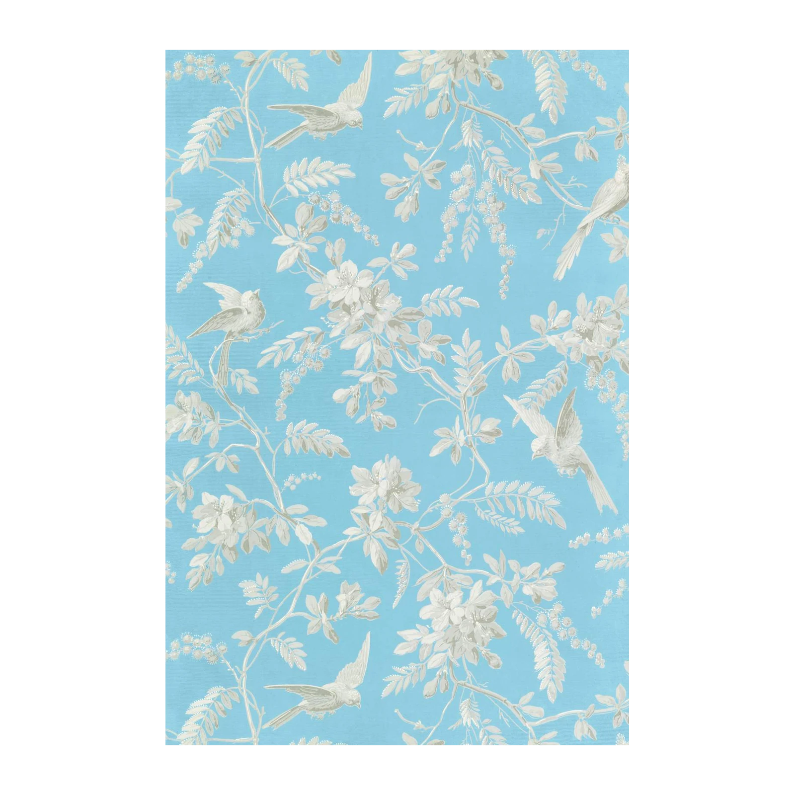 Serene Blue Bird & Blossom Wall Art