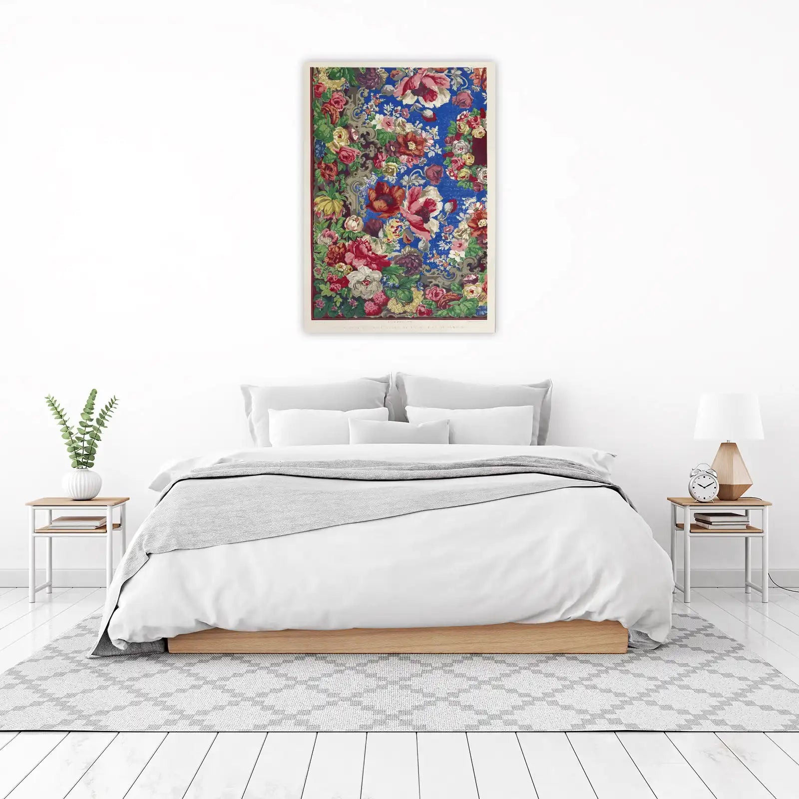 Vintage Floral Meadow Wall Art Wall Art