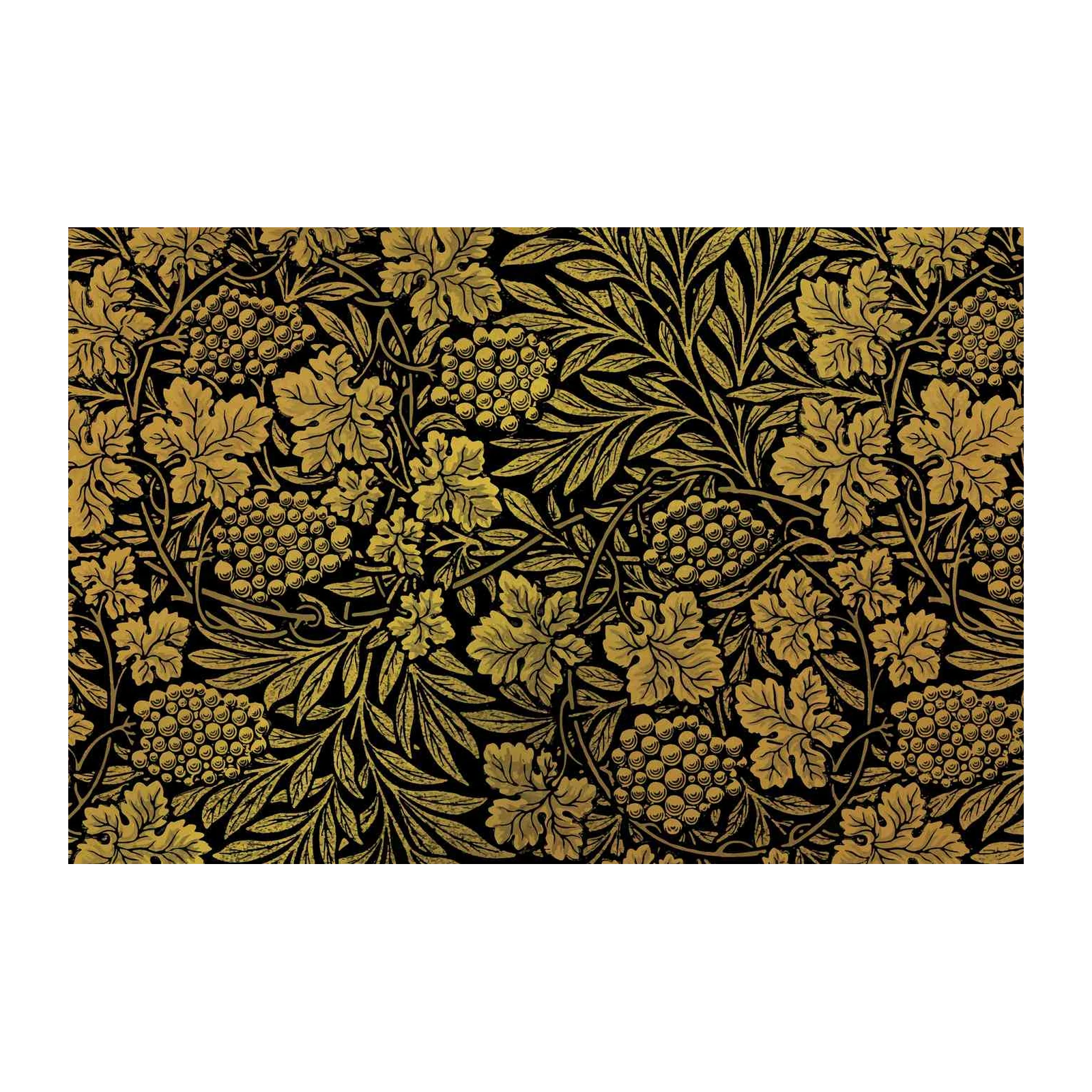 Golden Grape Vine Art Wall Art
