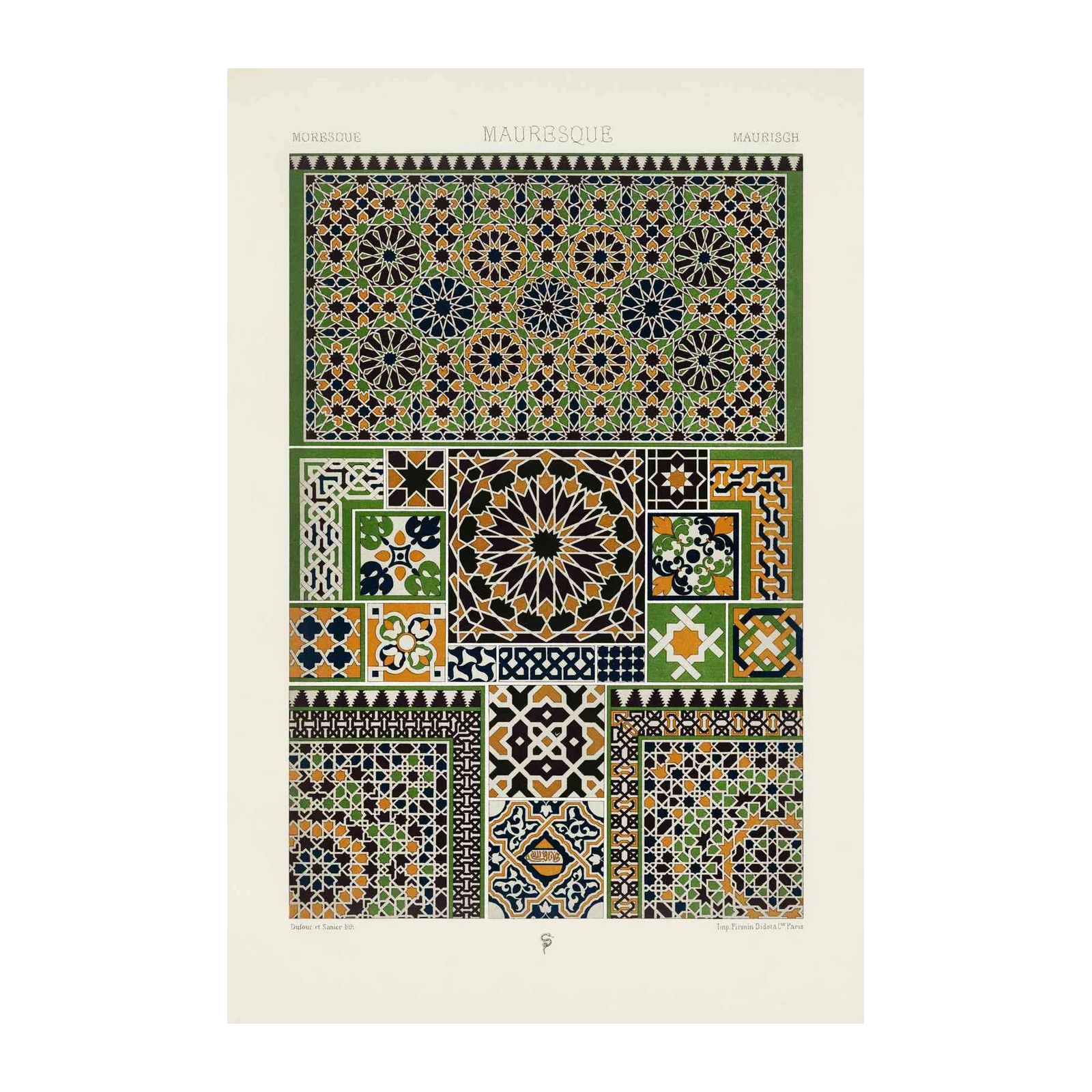Moroccan Geometric Patterns Wall Art