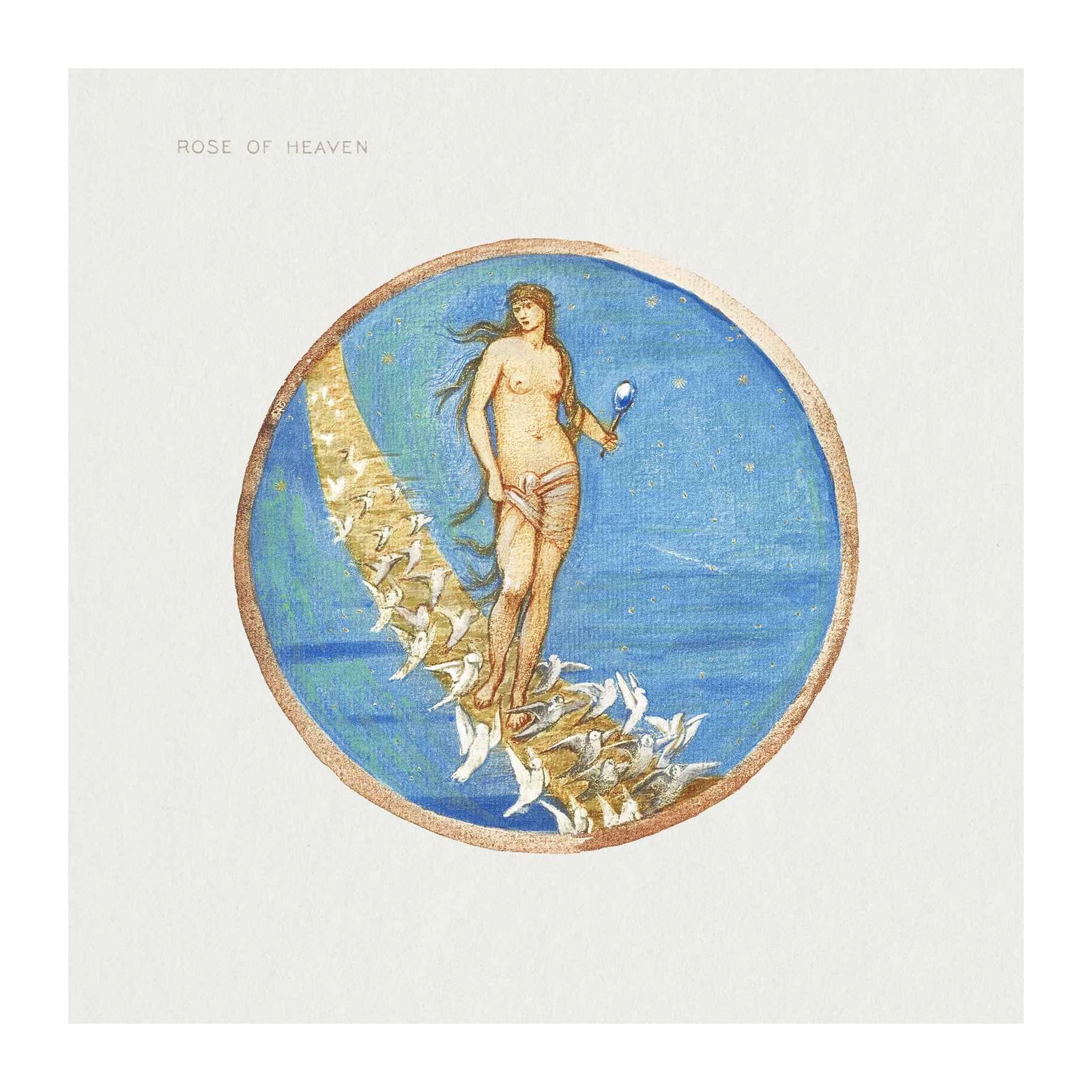 Rose of Heaven Mythological Art Wall Art