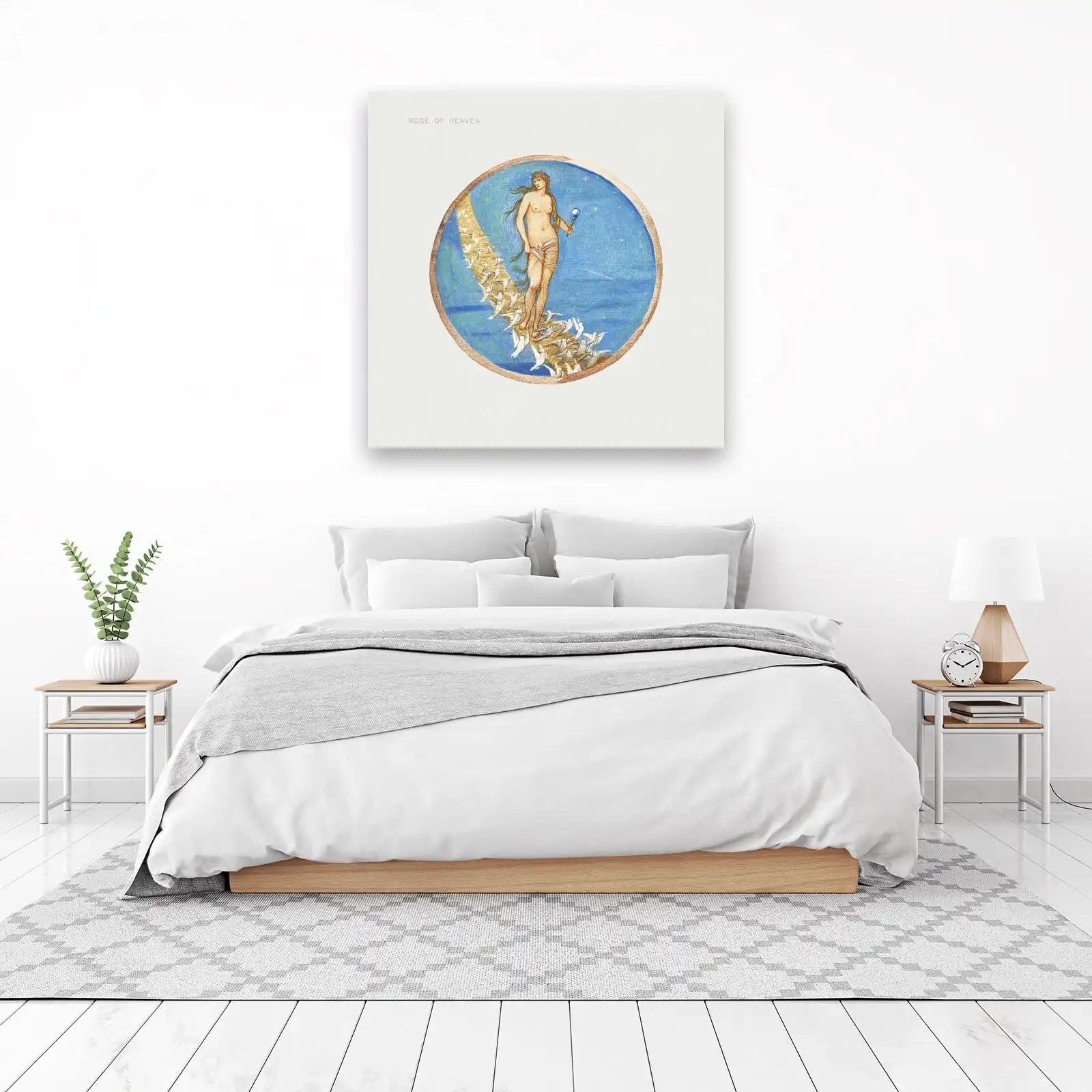 Rose of Heaven Mythological Art Wall Art