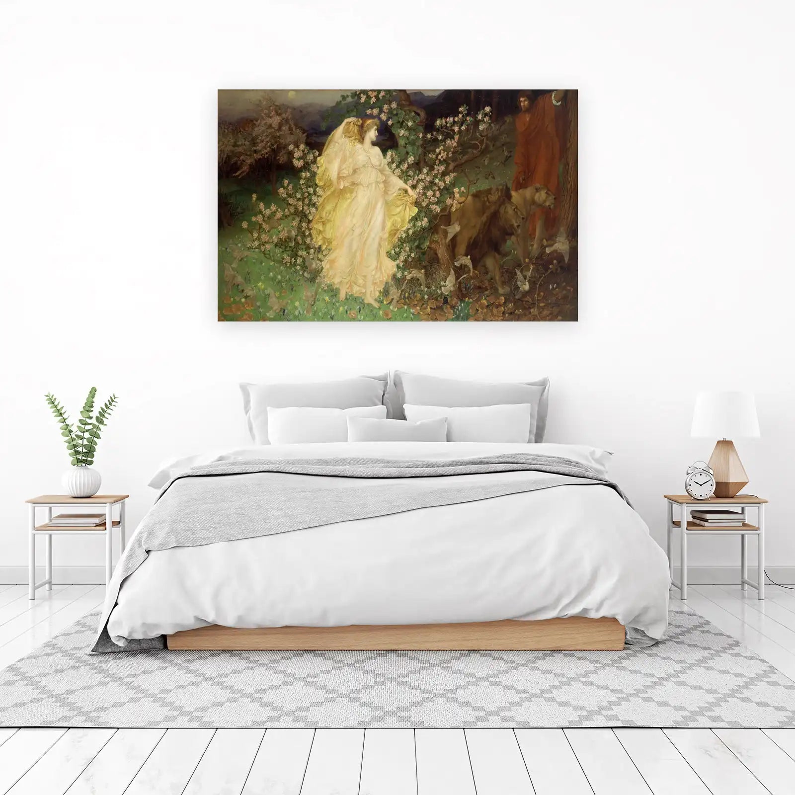Enchanting Spring Lion Garden Wall Art