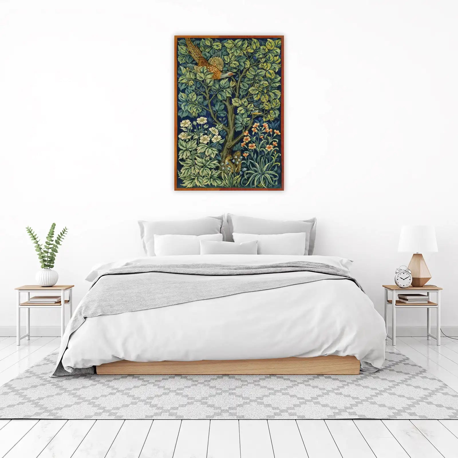 William Morris Pheasant & Squirrel Wall Art