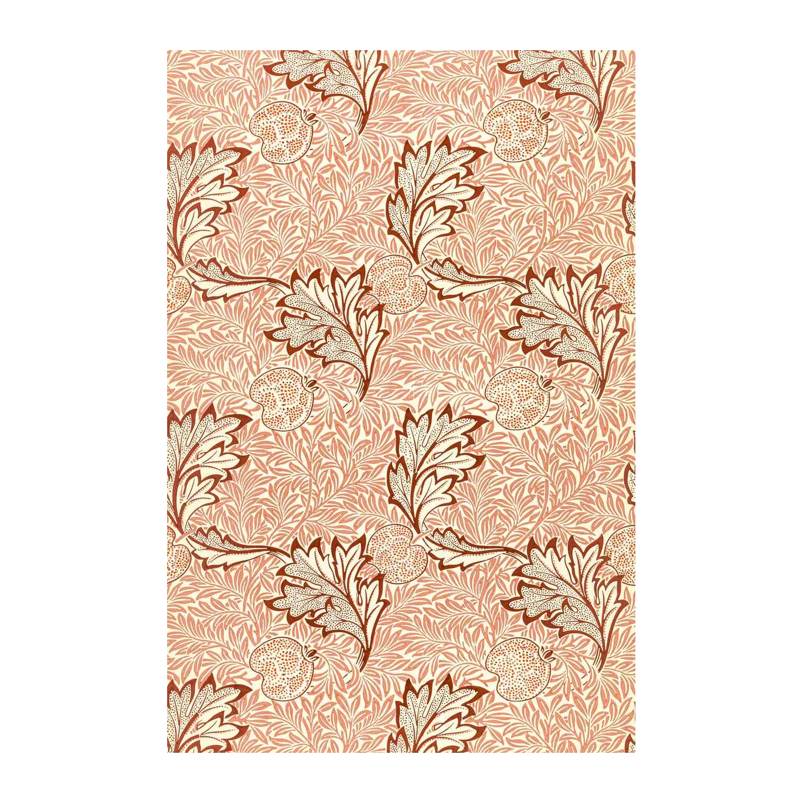 Vintage Oak & Apple Floral Wall Art