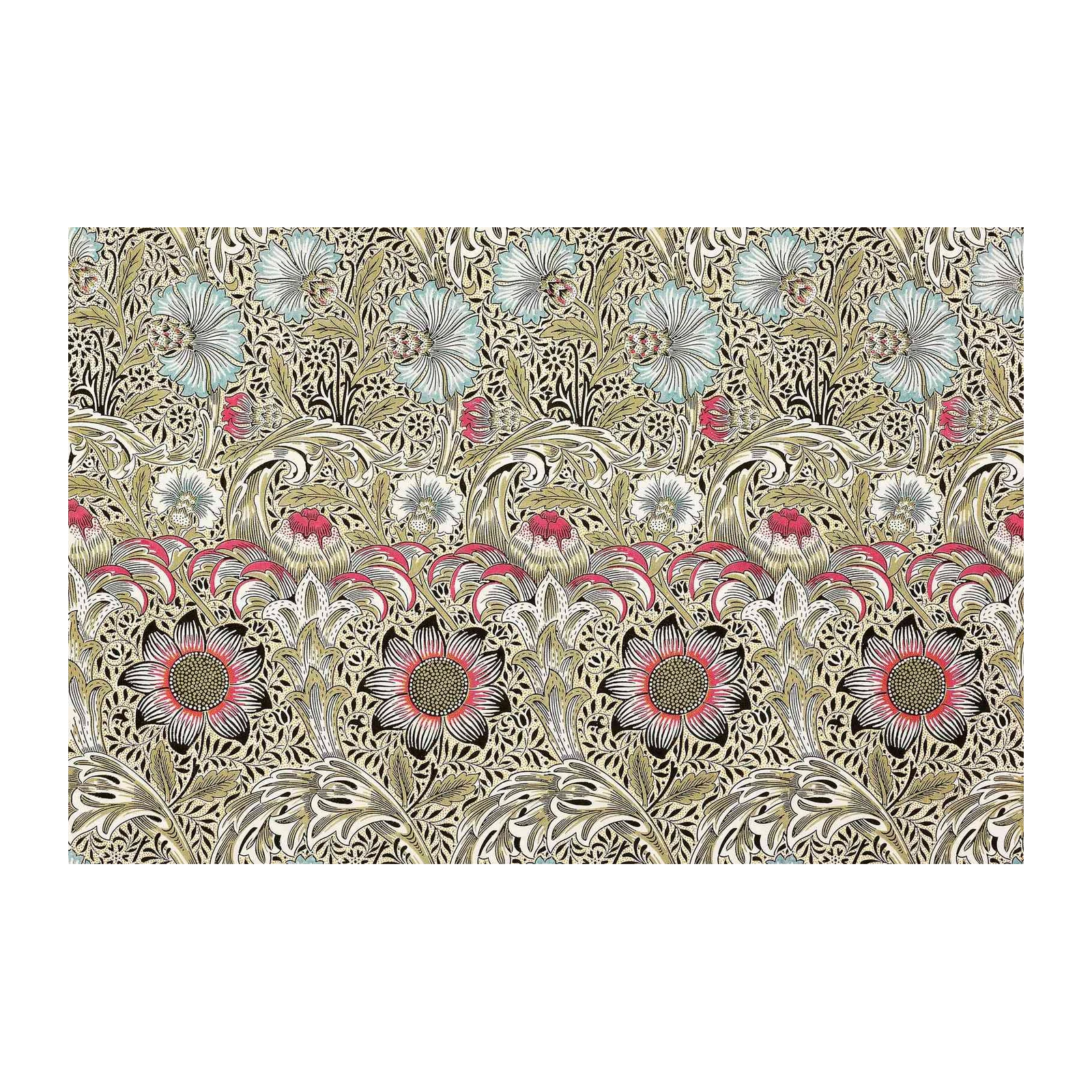 Vintage Floral Art Nouveau Wall Art