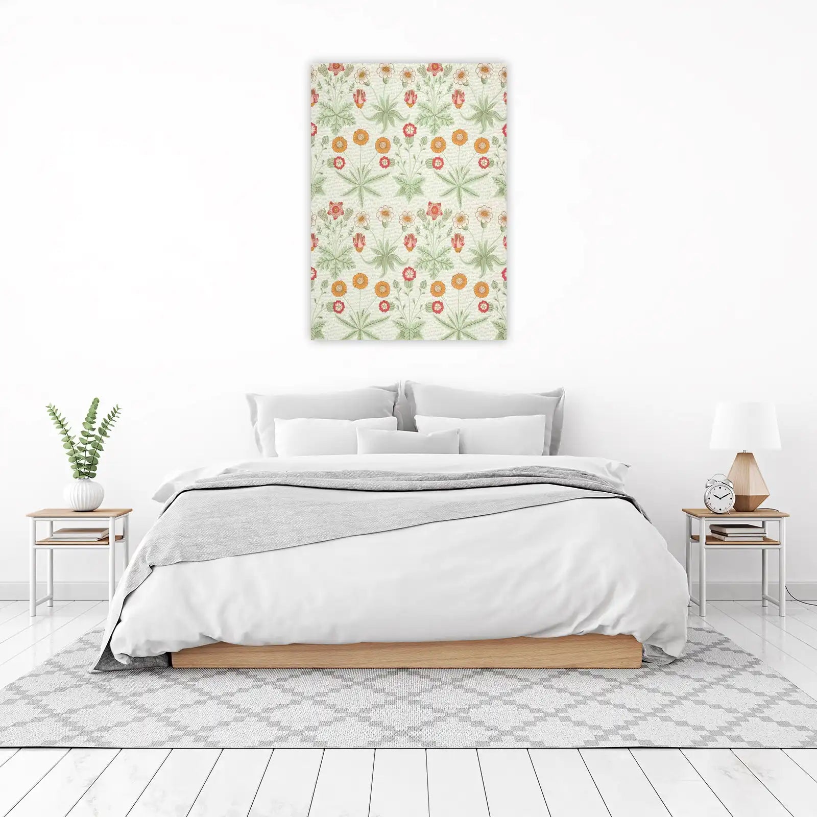 Vintage Floral Meadow Wall Art