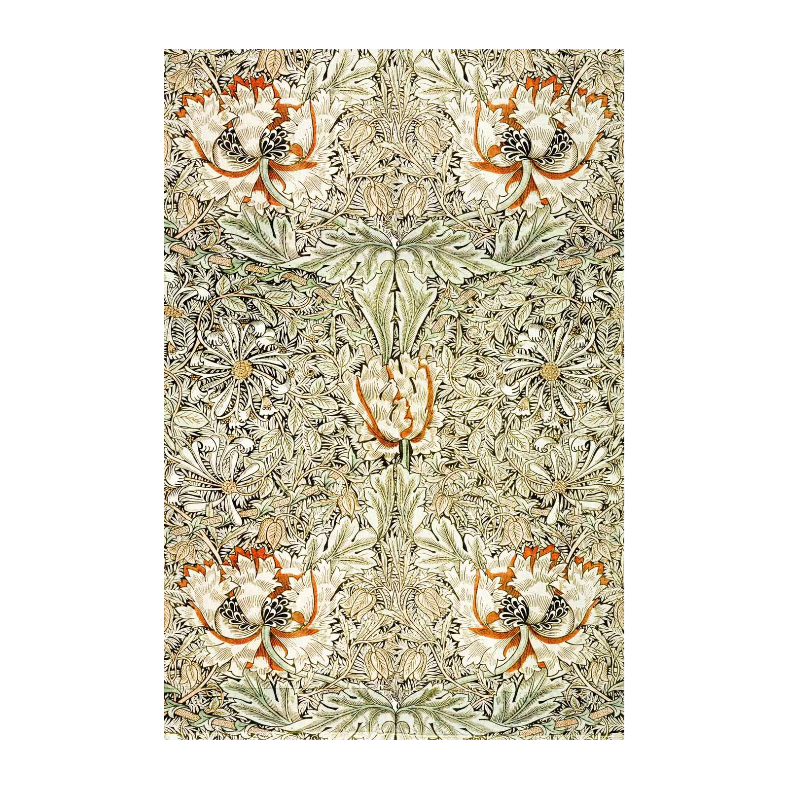 Victorian Floral Art Nouveau Willow Bough Wall Art
