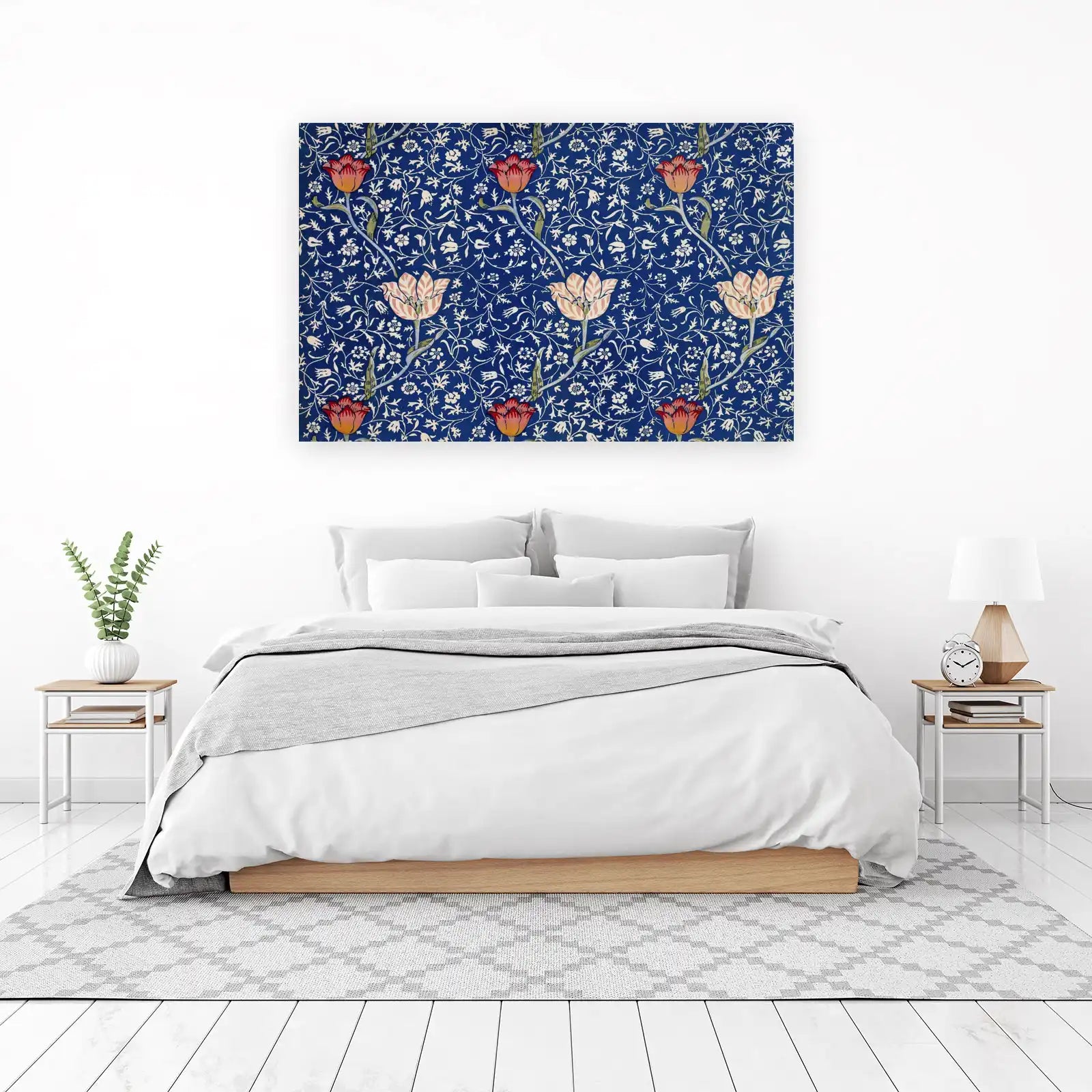 Art Nouveau Floral Tulip Wall Art