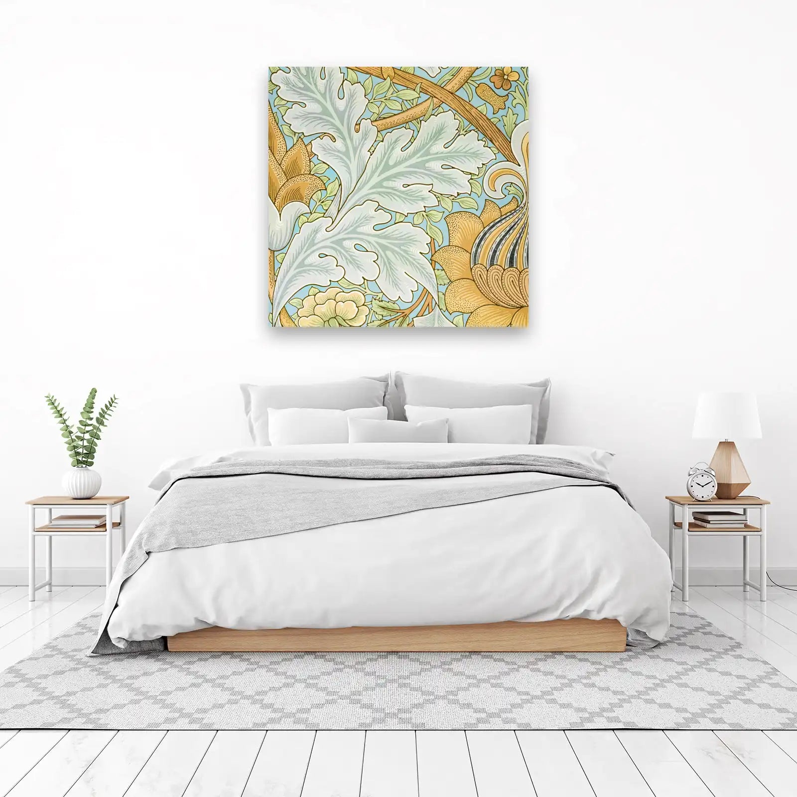 Art Nouveau Floral Nature Wall Art