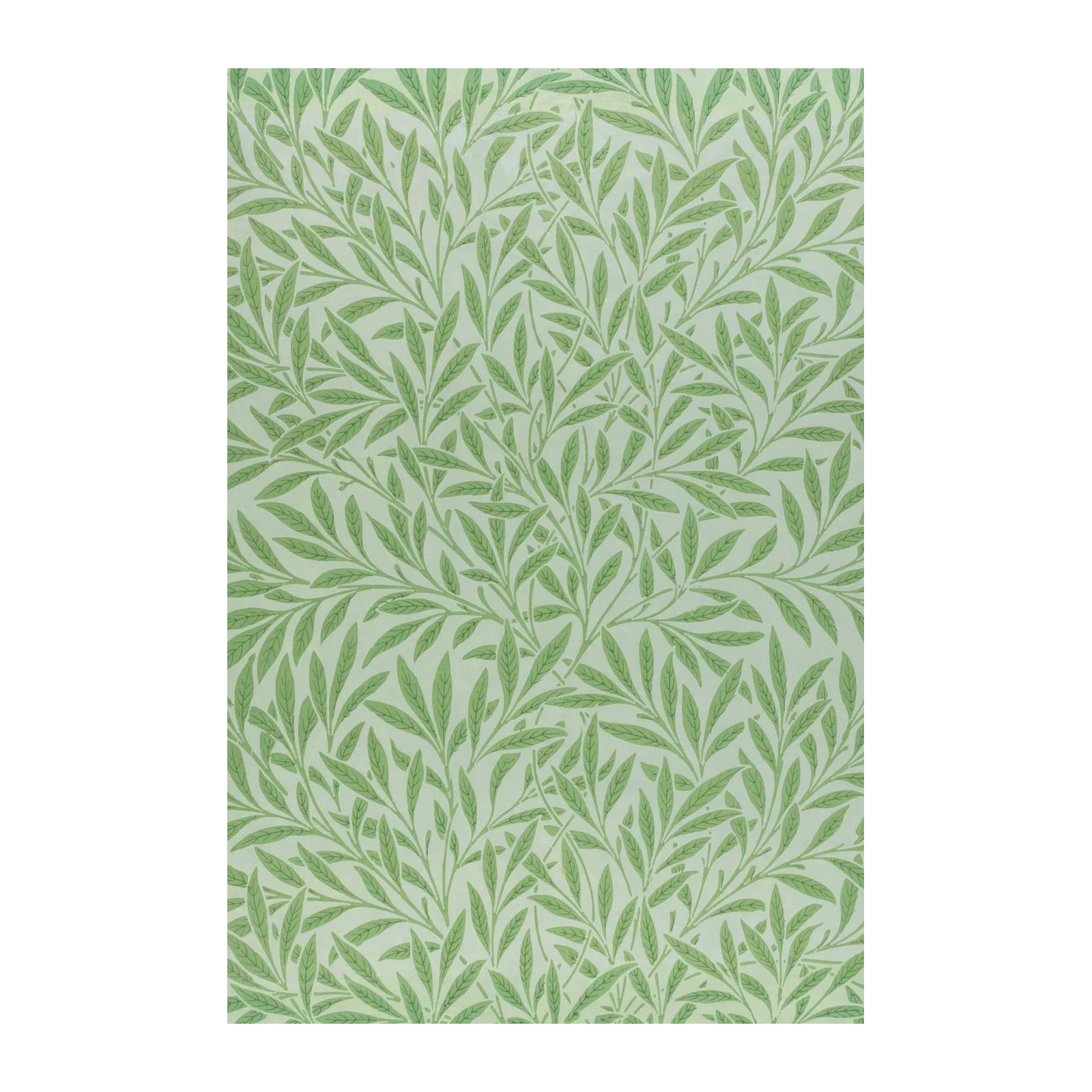 Serene Willow Leaf Pattern Wall Art