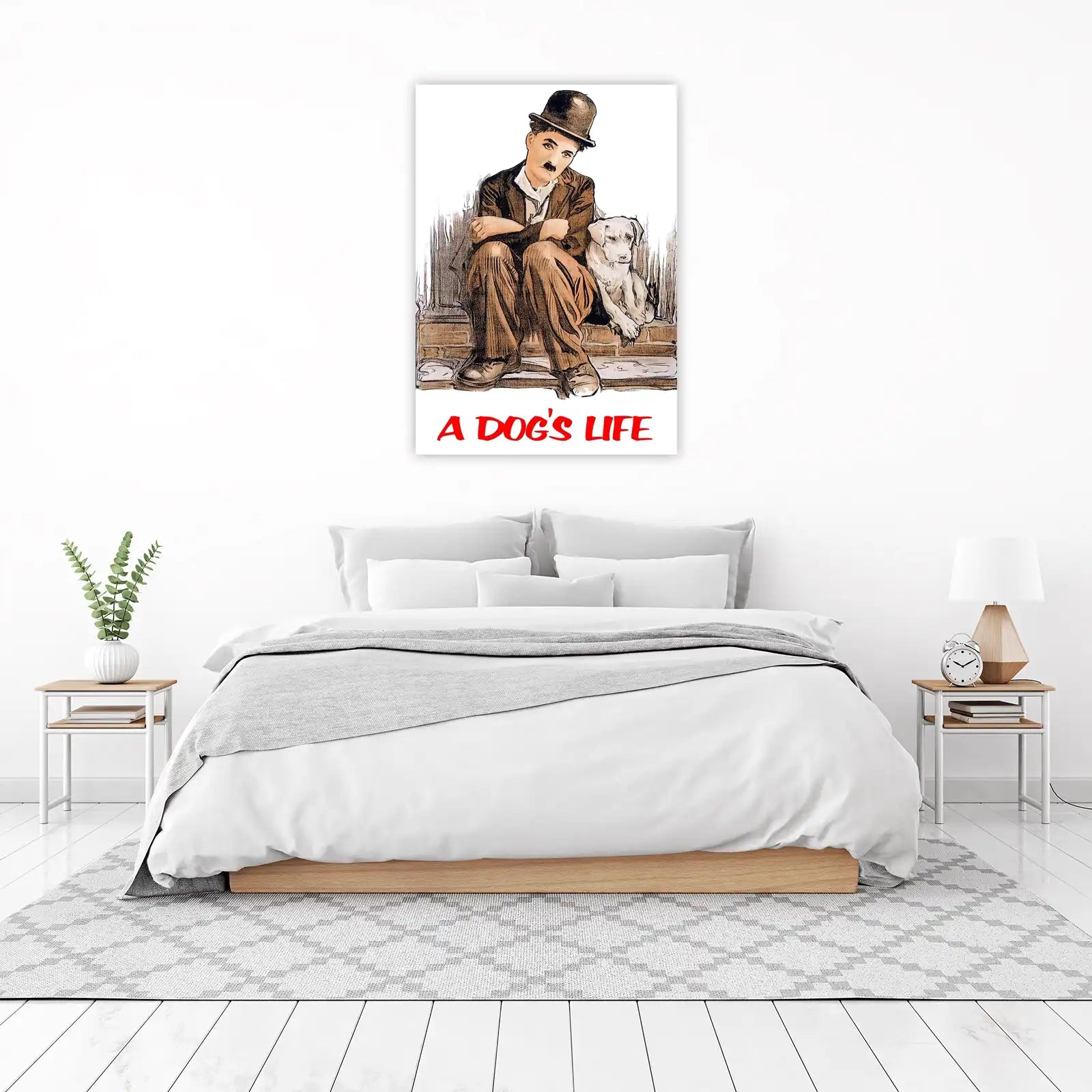 Charlie Chaplin A Dog's Life Art Wall Art