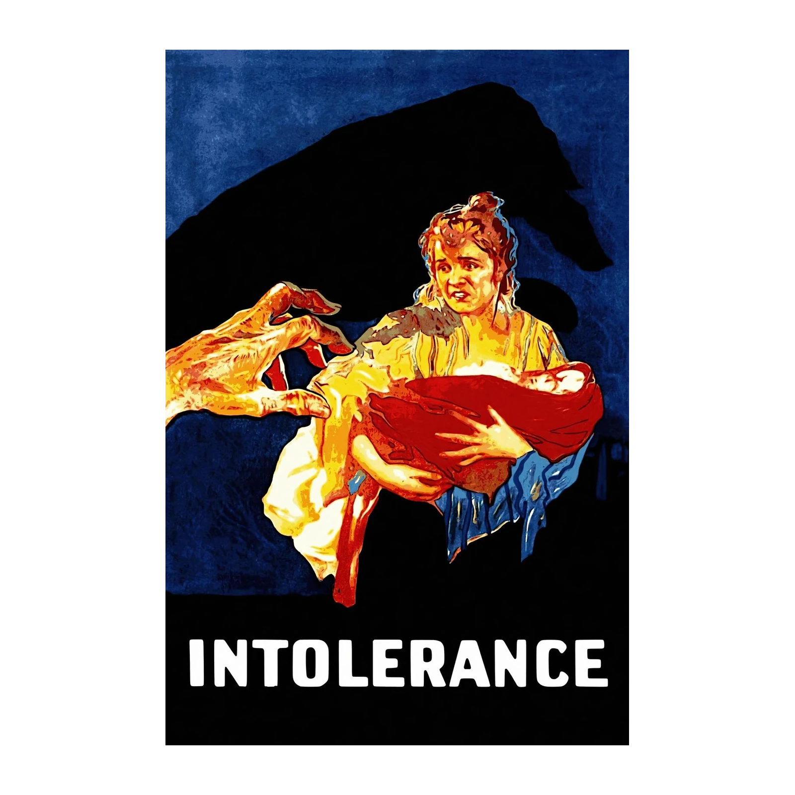 Vintage Intolerance Movie Poster Wall Art