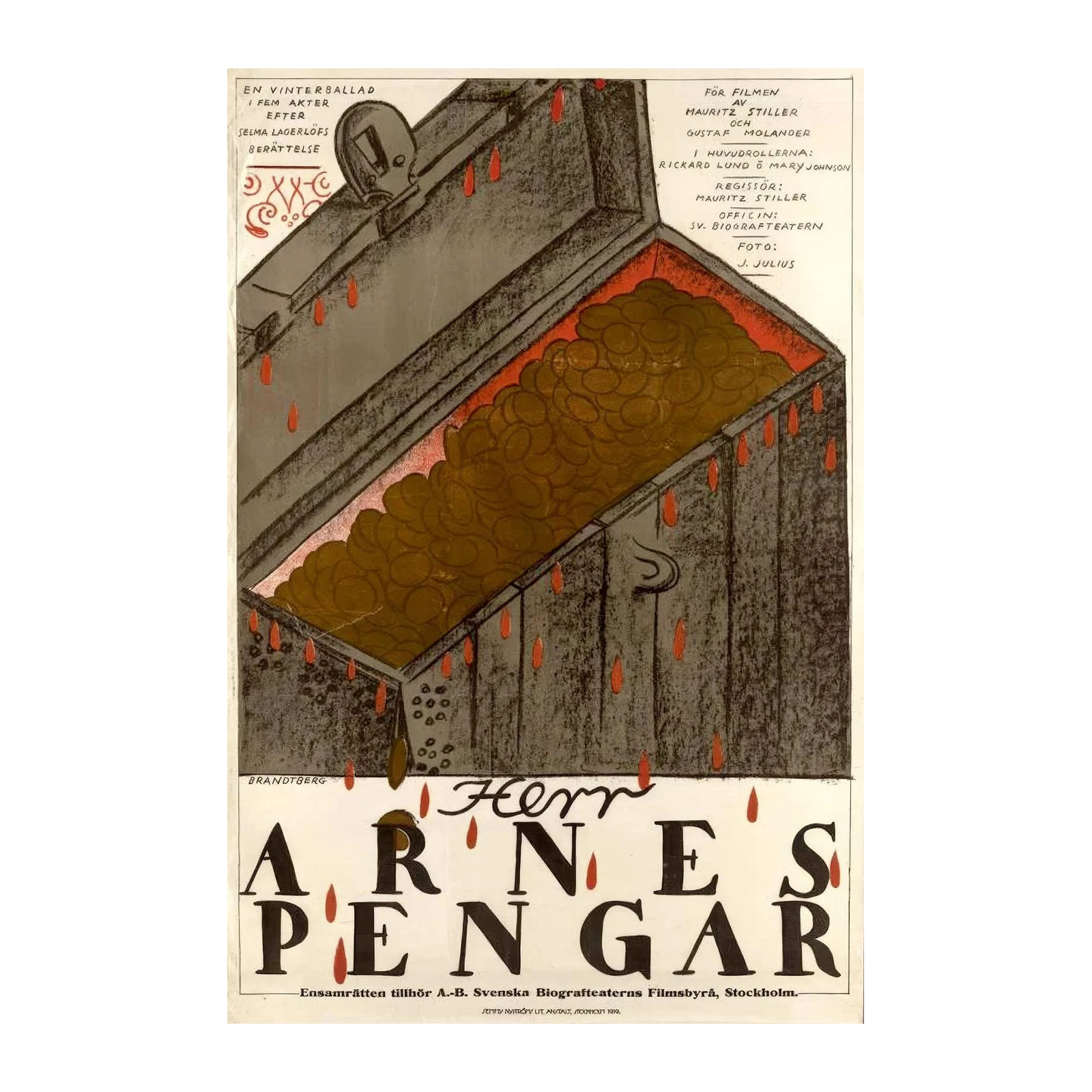 Vintage Treasure Chest Artwork Wall Art