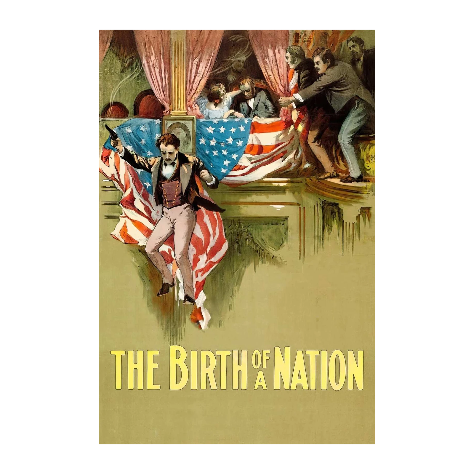 Historic Drama "Birth of a Nation" Wall Art