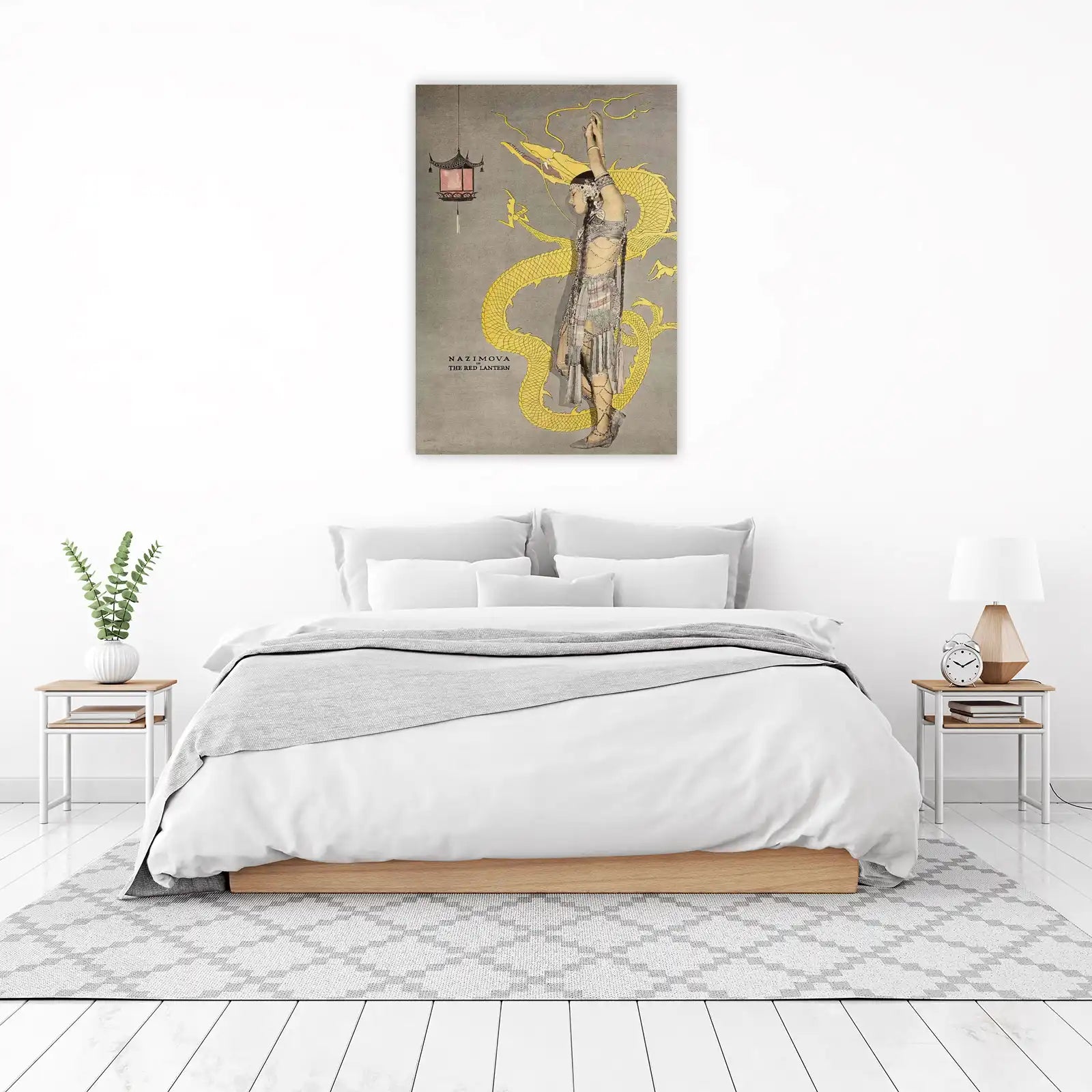 Vintage Oriental Dragon Art Wall Art