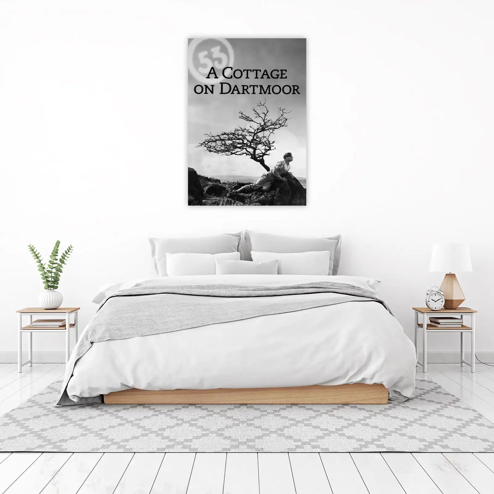 Vintage 'A Cottage on Dartmoor' Film Poster Wall Art