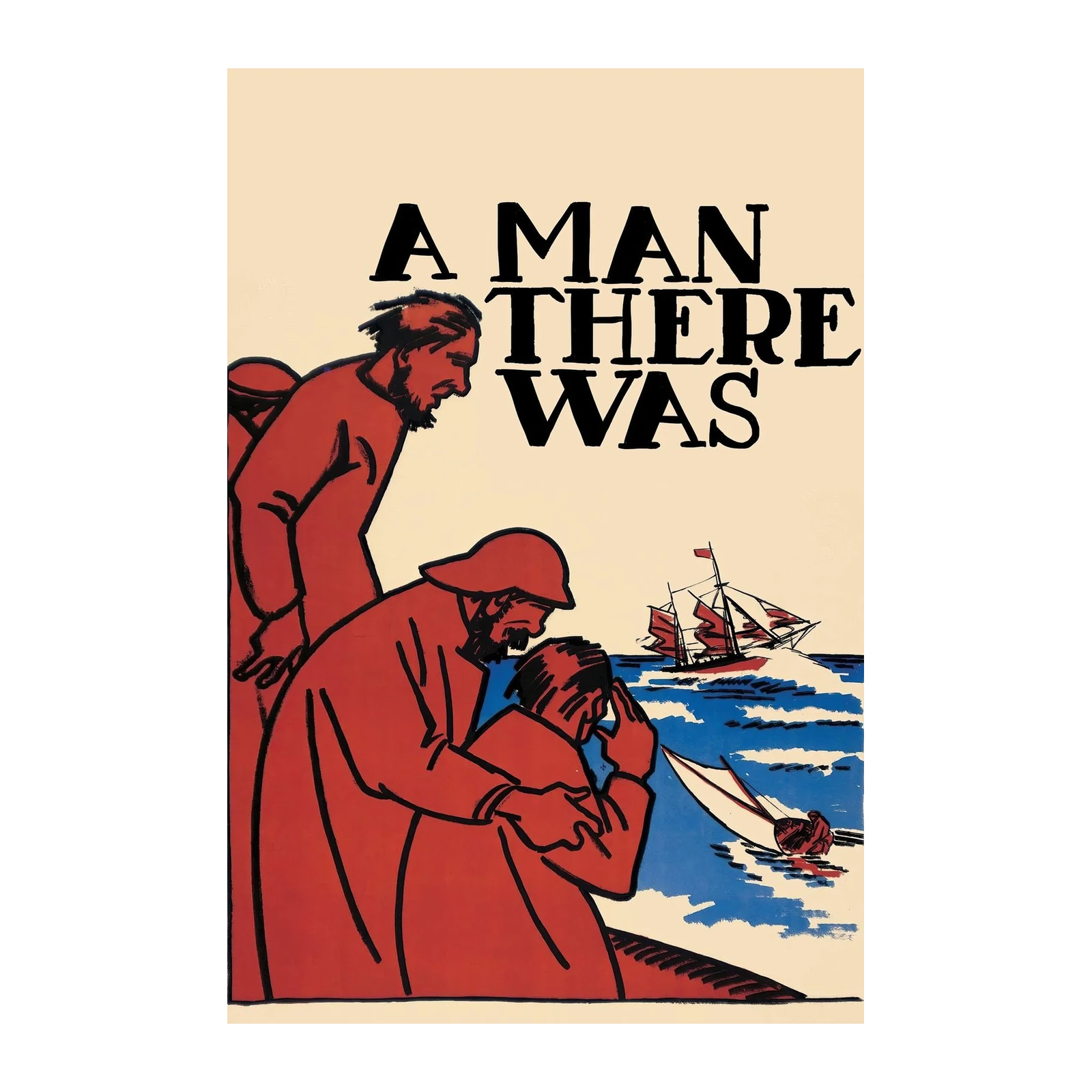 Vintage Nautical "A Man There Was" Wall Art