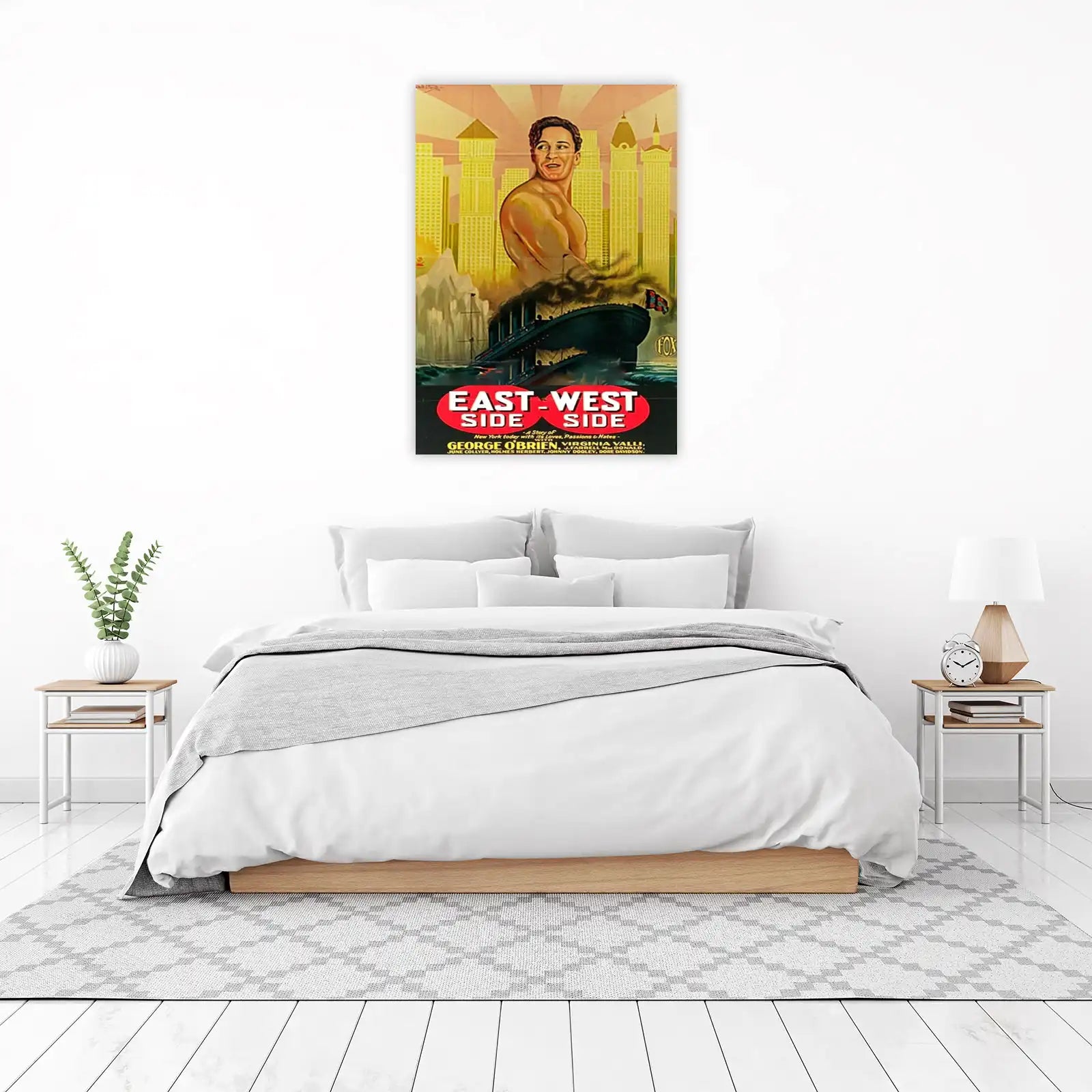 Vintage East West Side Movie Poster Wall Art
