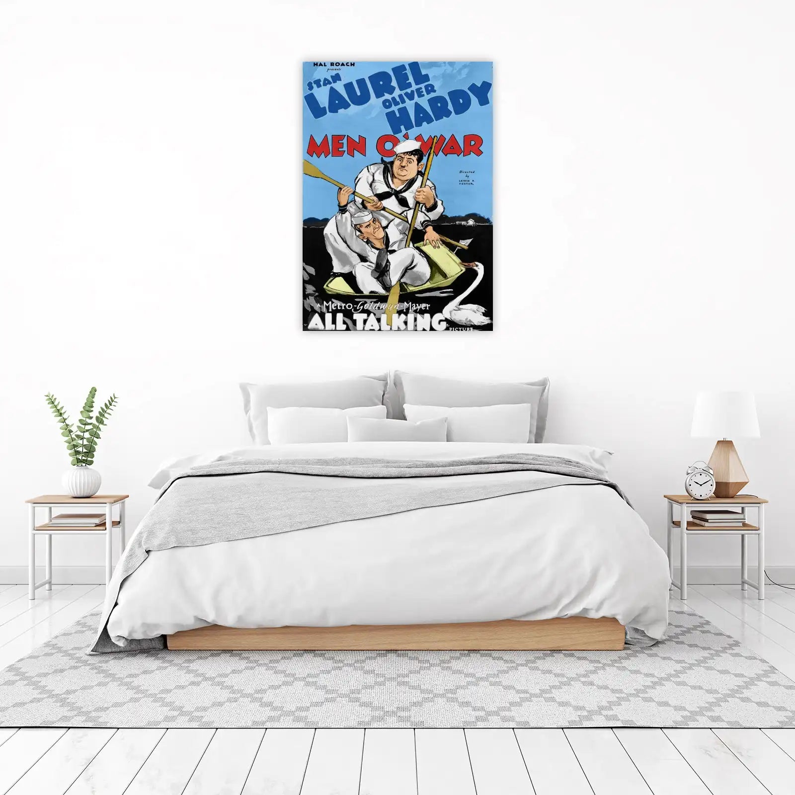 Laurel & Hardy Men O' War Wall Art