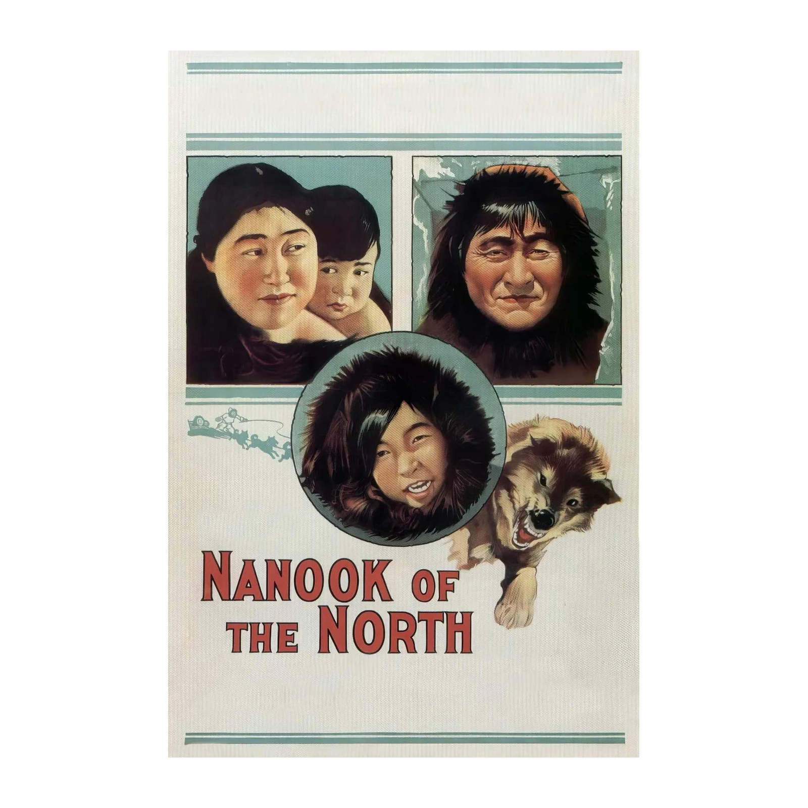 Nanook of the North Vintage Poster Wall Art