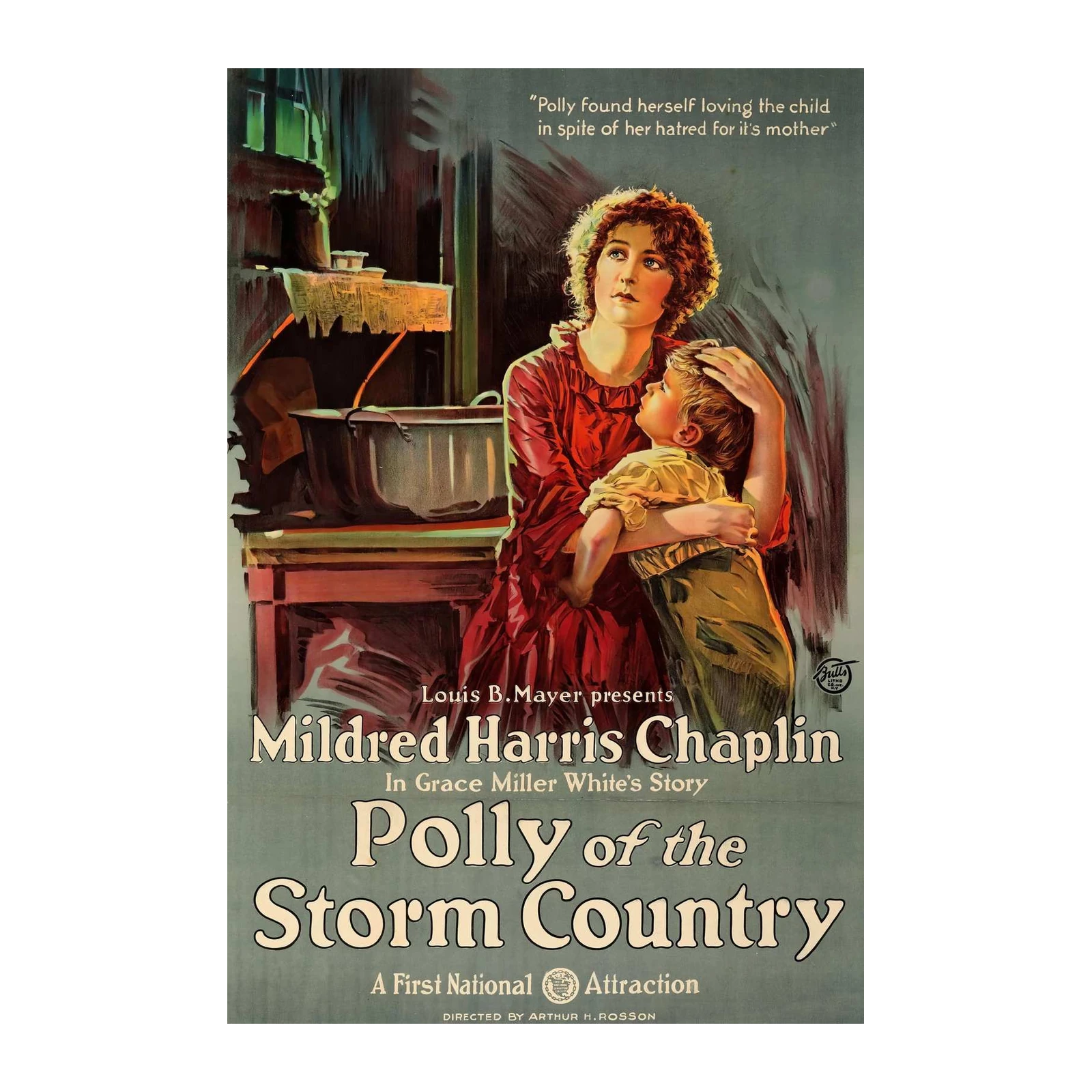 Vintage Movie Poster: Polly of the Storm Country Wall Art