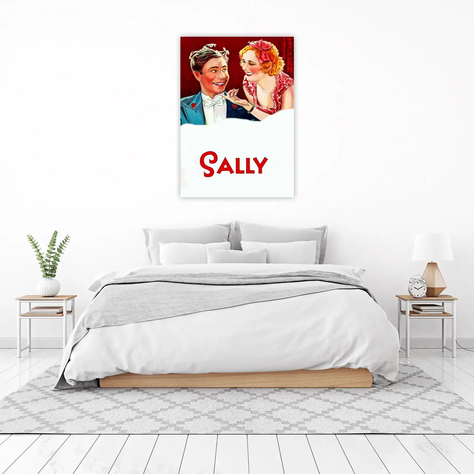 Vintage Romance Sally Movie Poster Wall Art