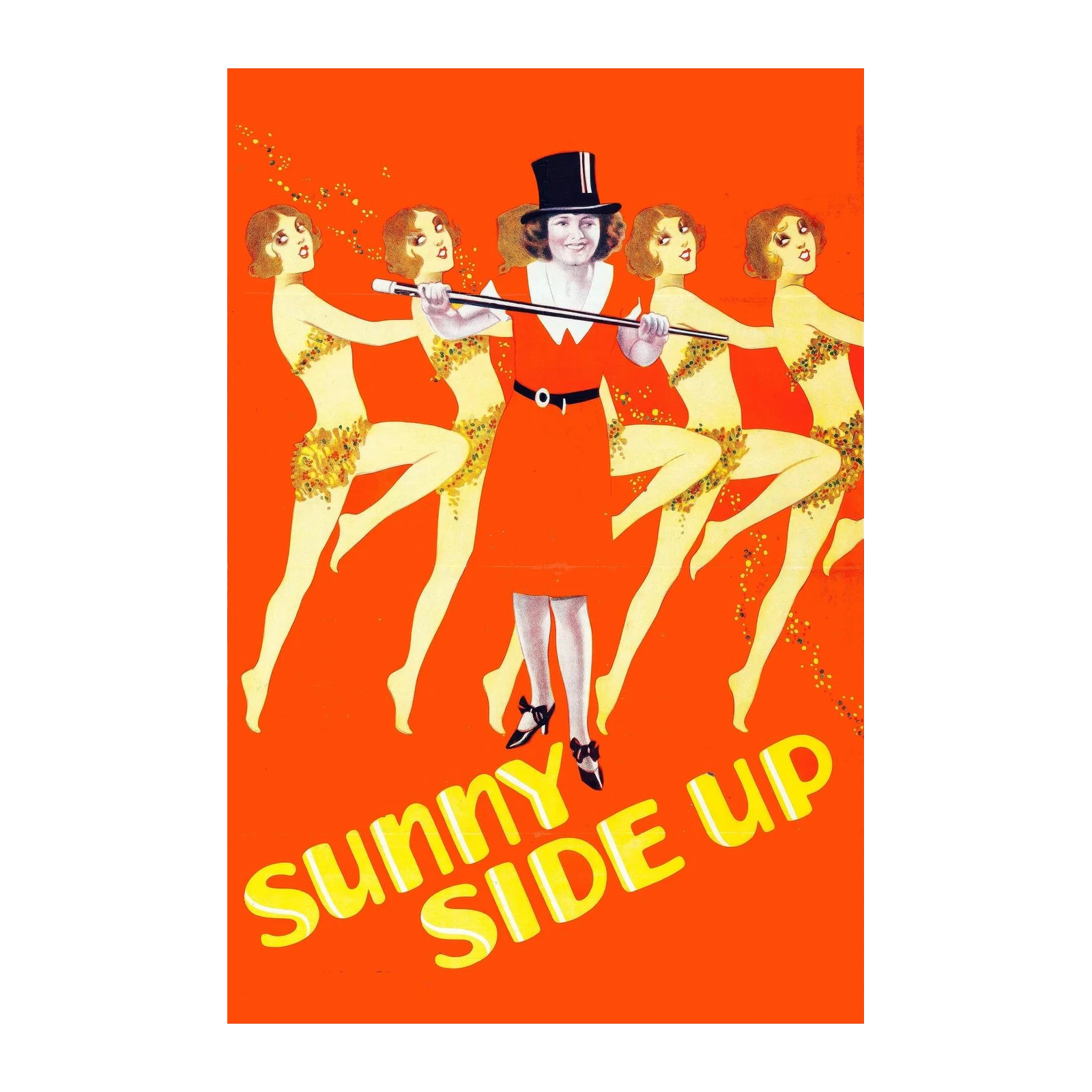 Vintage Showgirls Sunny Side Up Wall Art