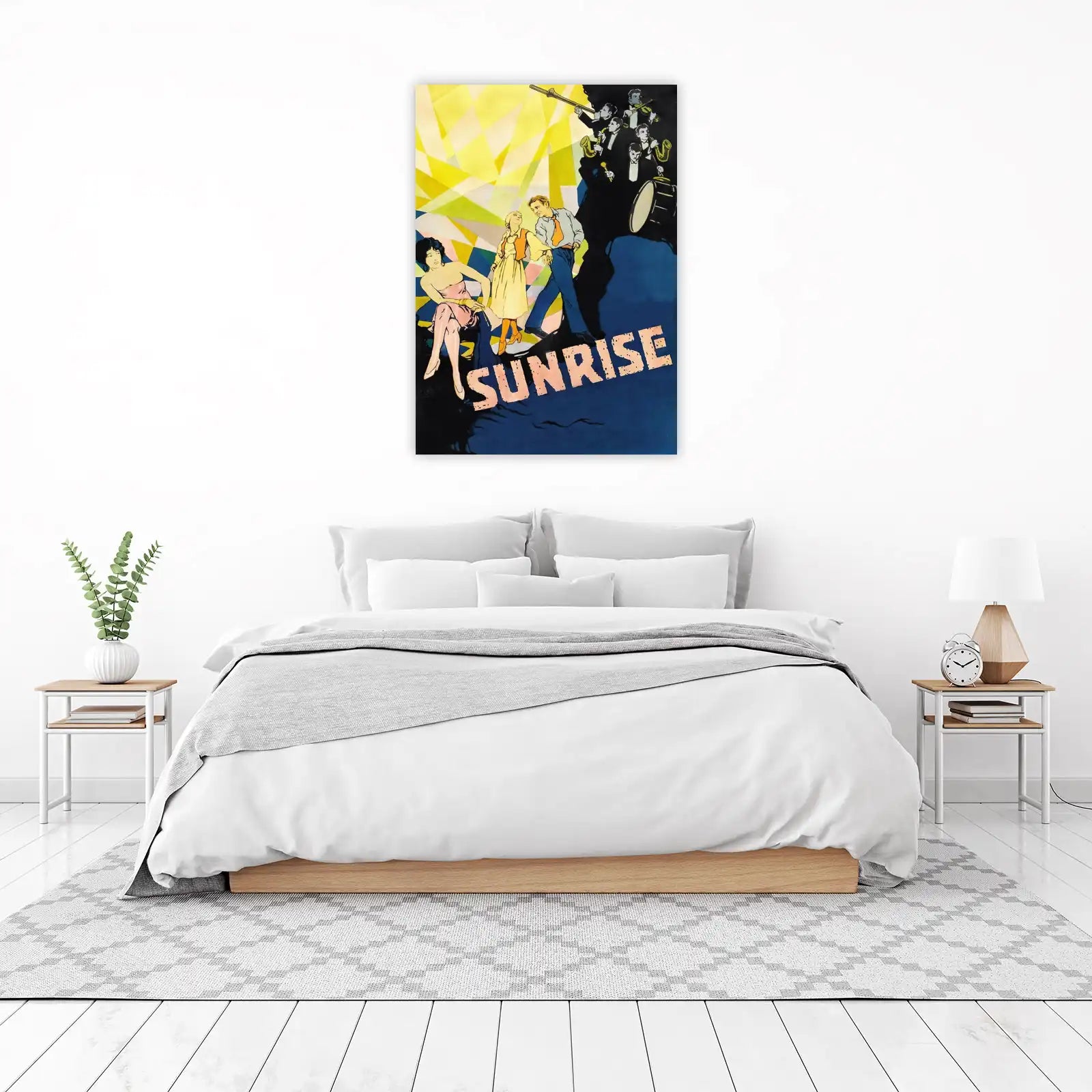 Vintage Jazz Couple & Orchestra Wall Art