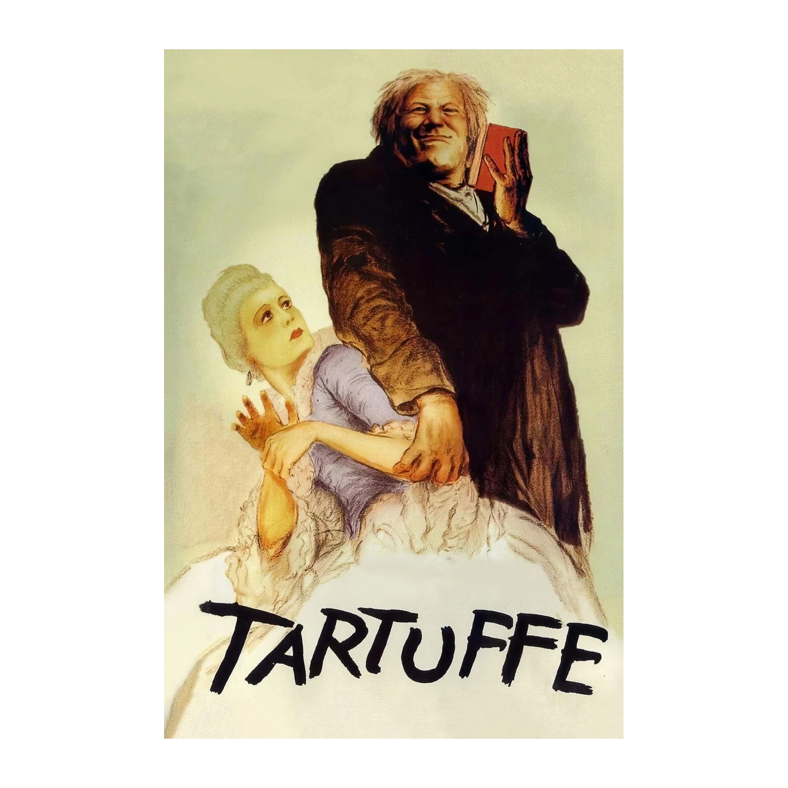 Vintage Tartuffe Theater Poster Wall Art