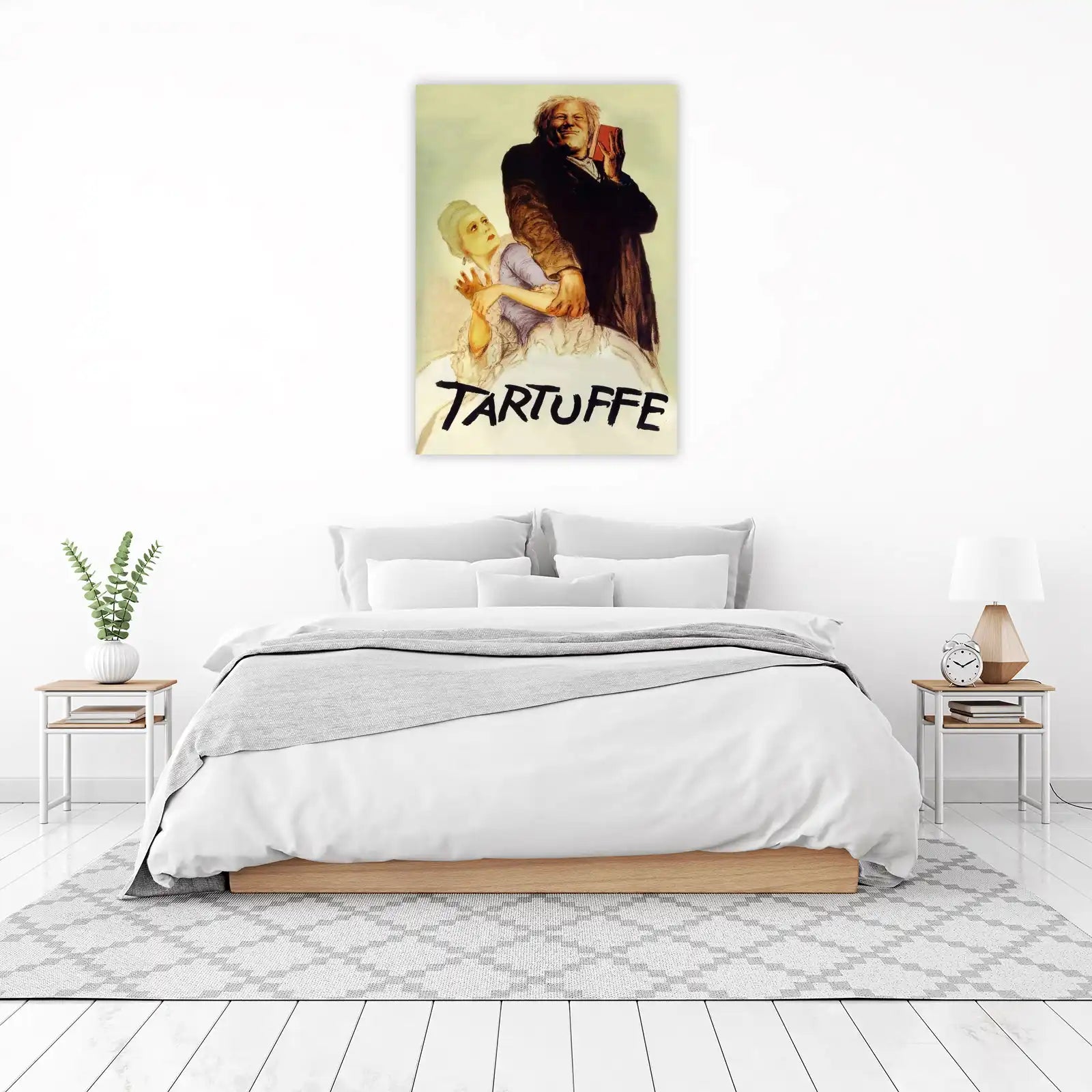 Vintage Tartuffe Theater Poster Wall Art