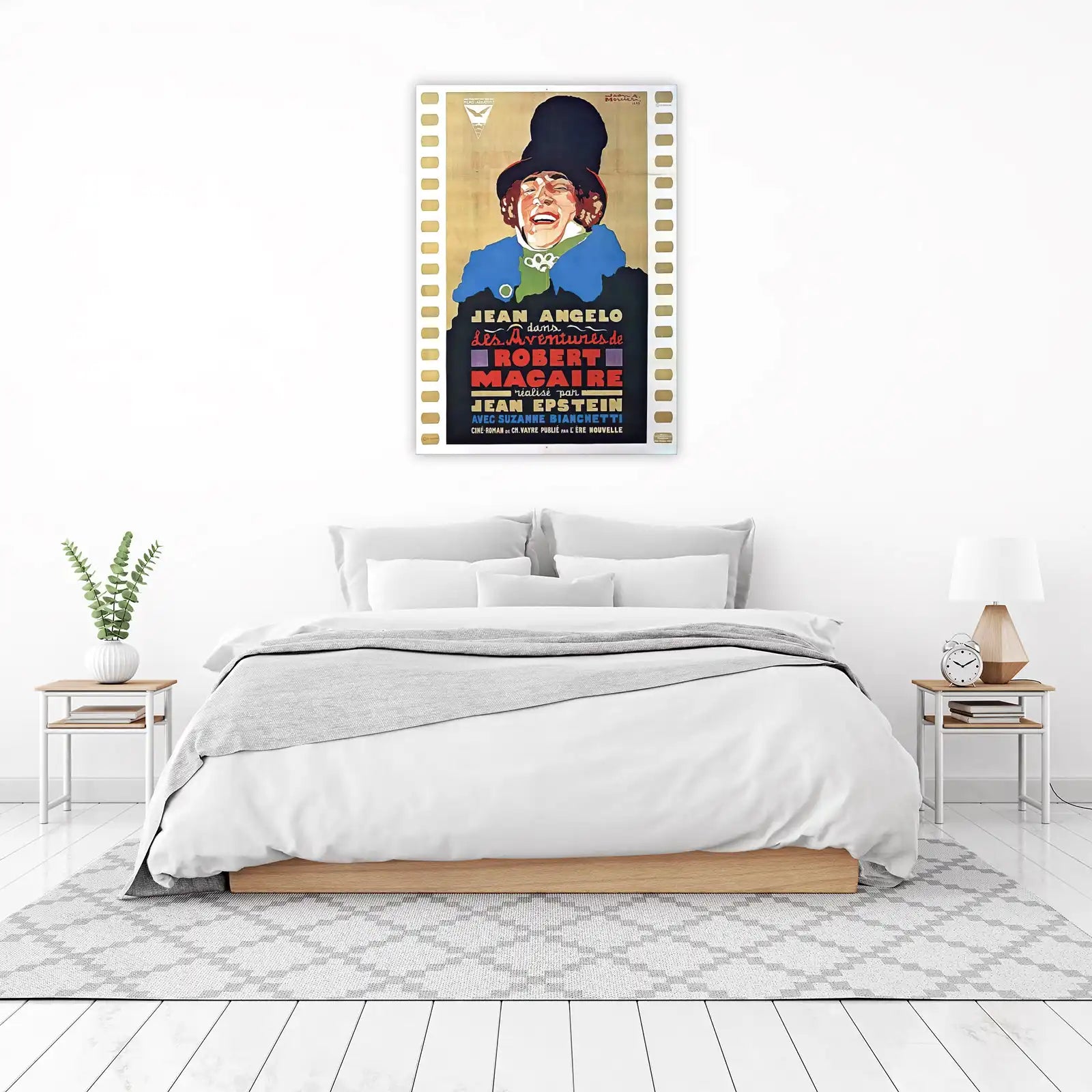 Vintage French Film Poster Jean Angelo Wall Art