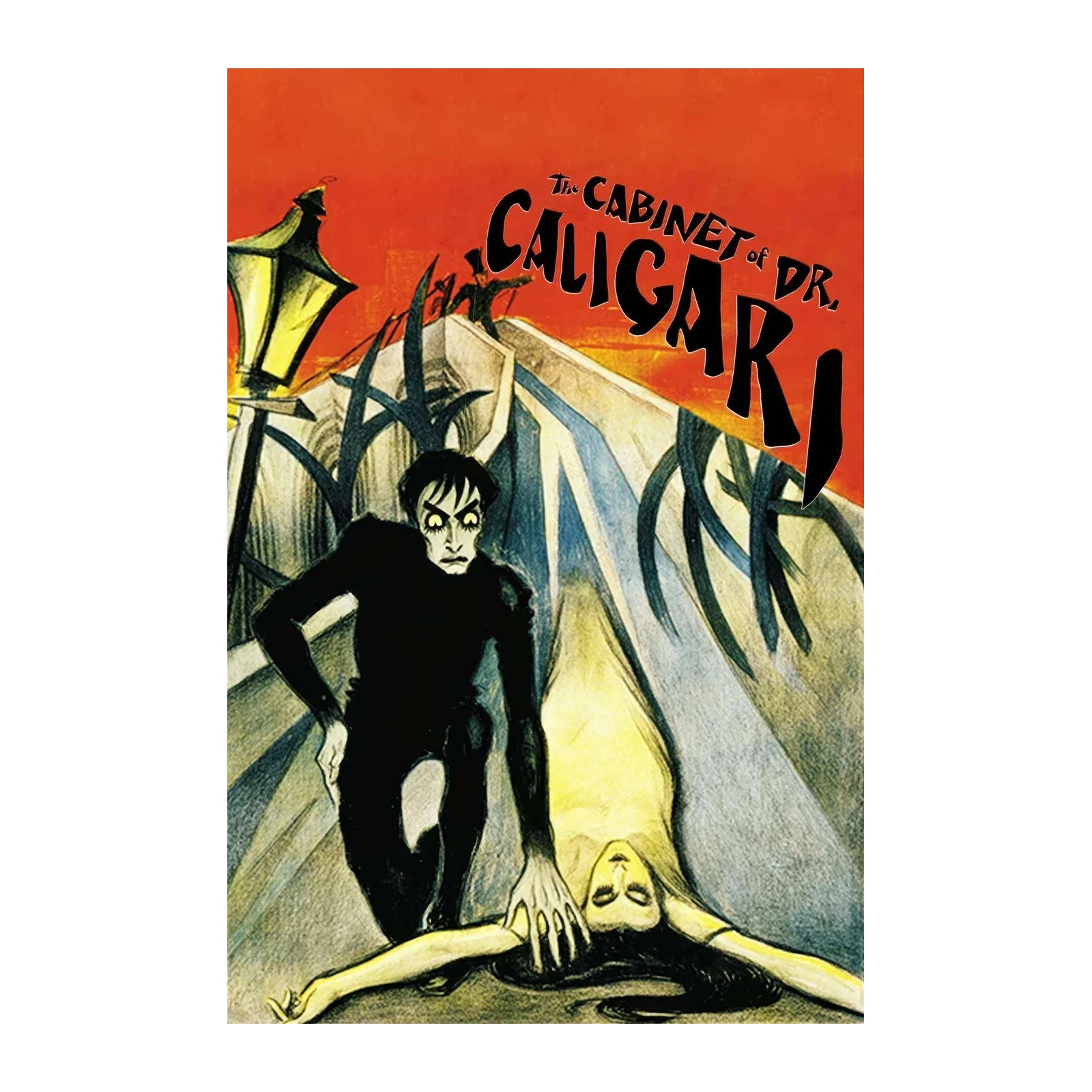 Cabinet of Dr. Caligari Expressionist Horror Wall Art