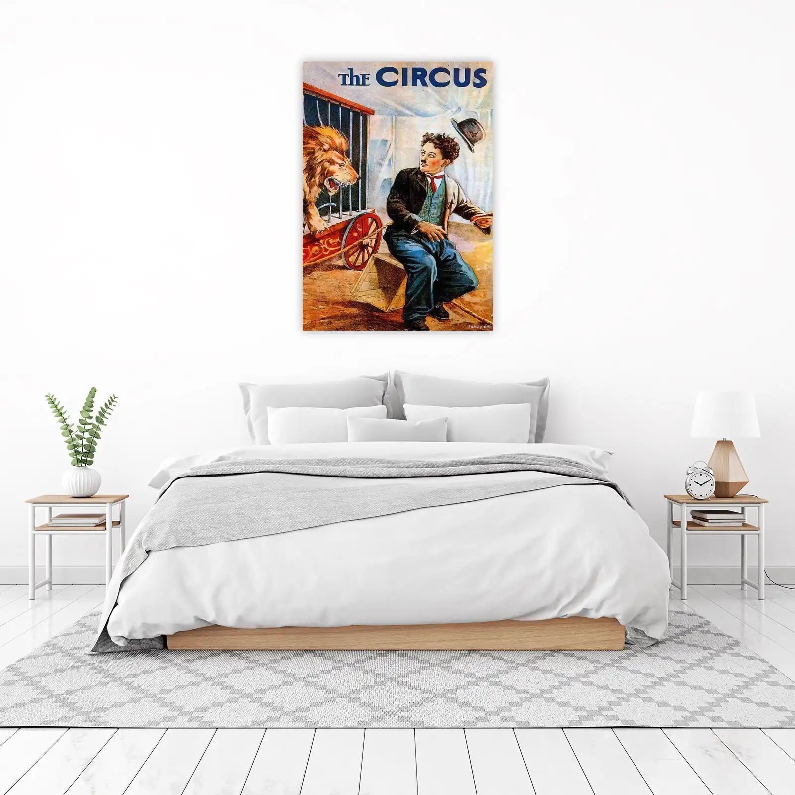 Charlie Chaplin "The Circus" Vintage Movie Poster Wall Art