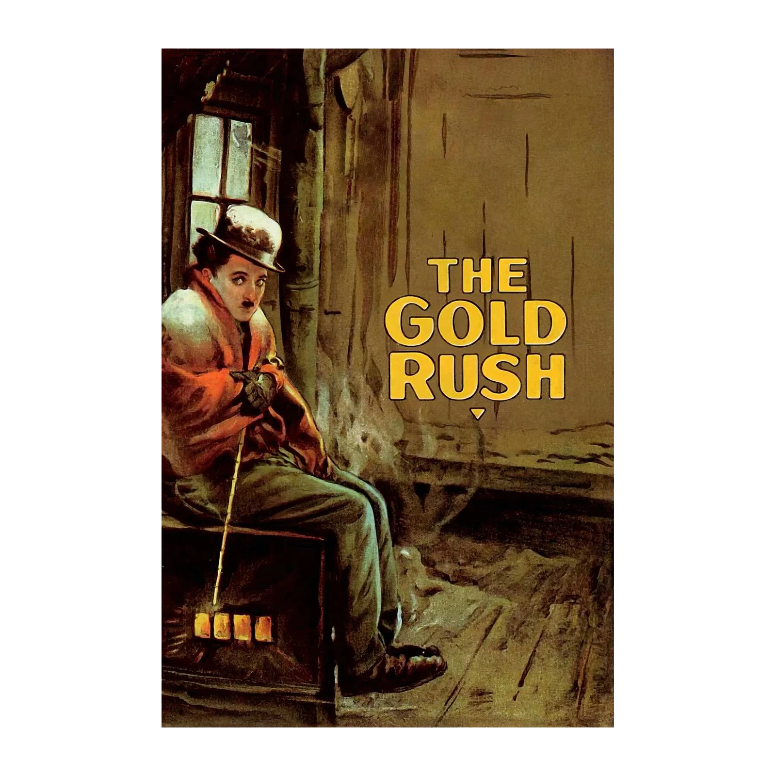 Charlie Chaplin Gold Rush Movie Poster Wall Art