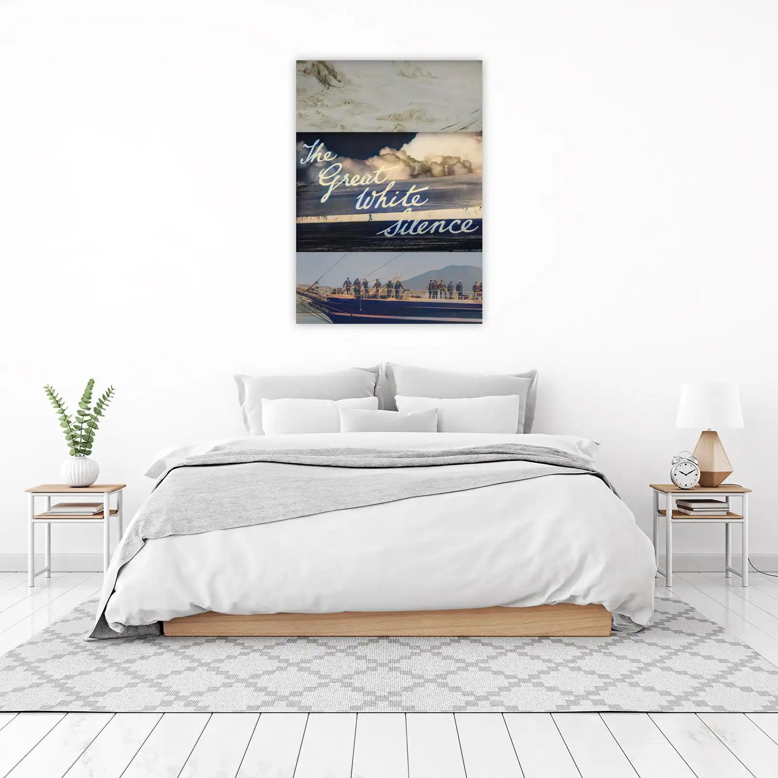Vintage Exploration The Great White Silence Wall Art