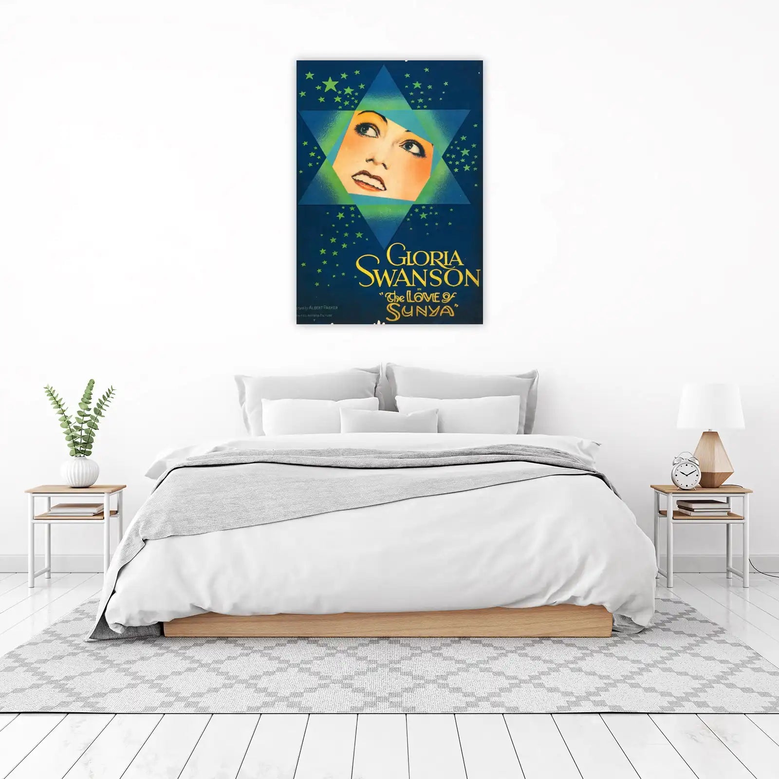 Vintage Gloria Swanson Art Deco Star Wall Art
