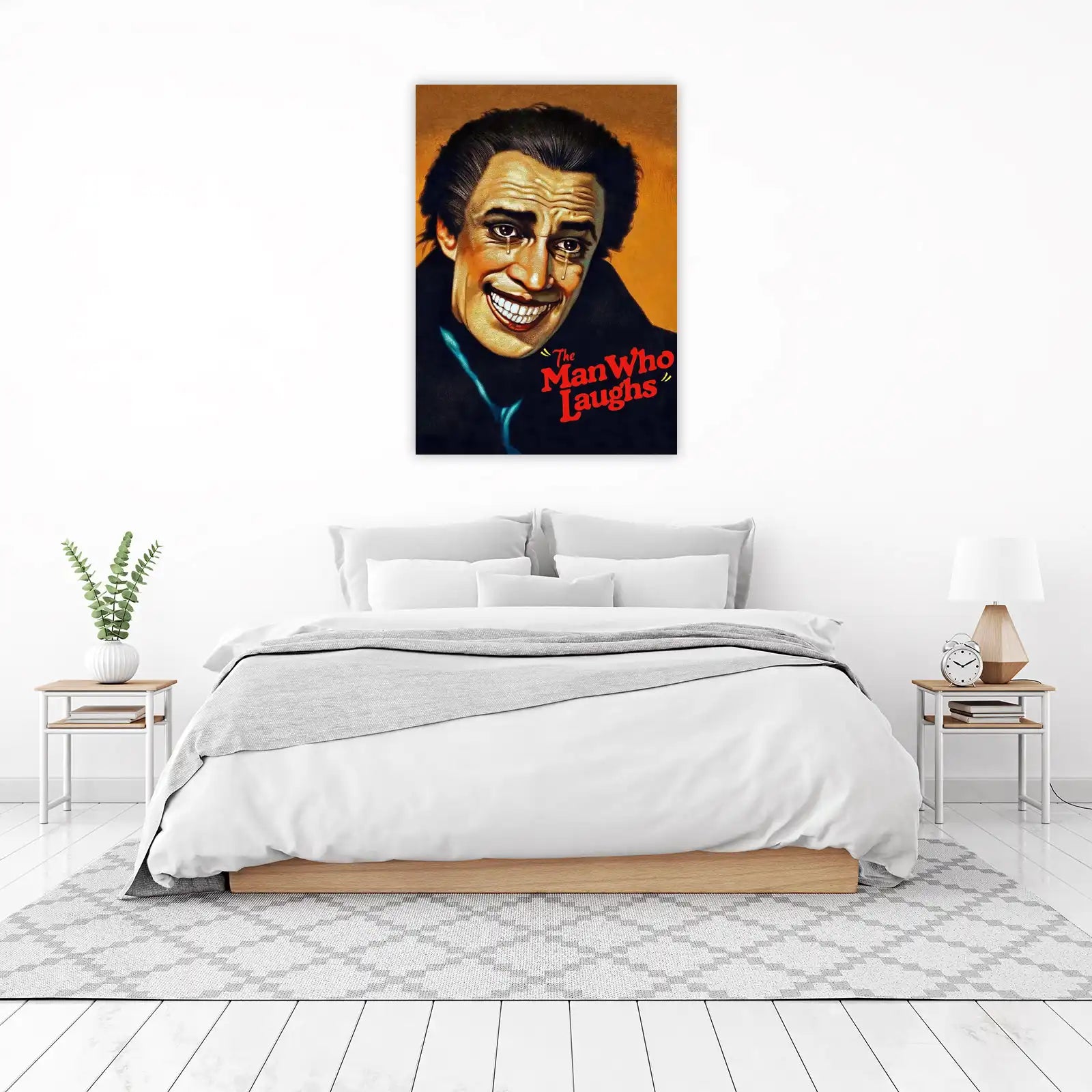 Haunting Grin Man Who Laughs Wall Art