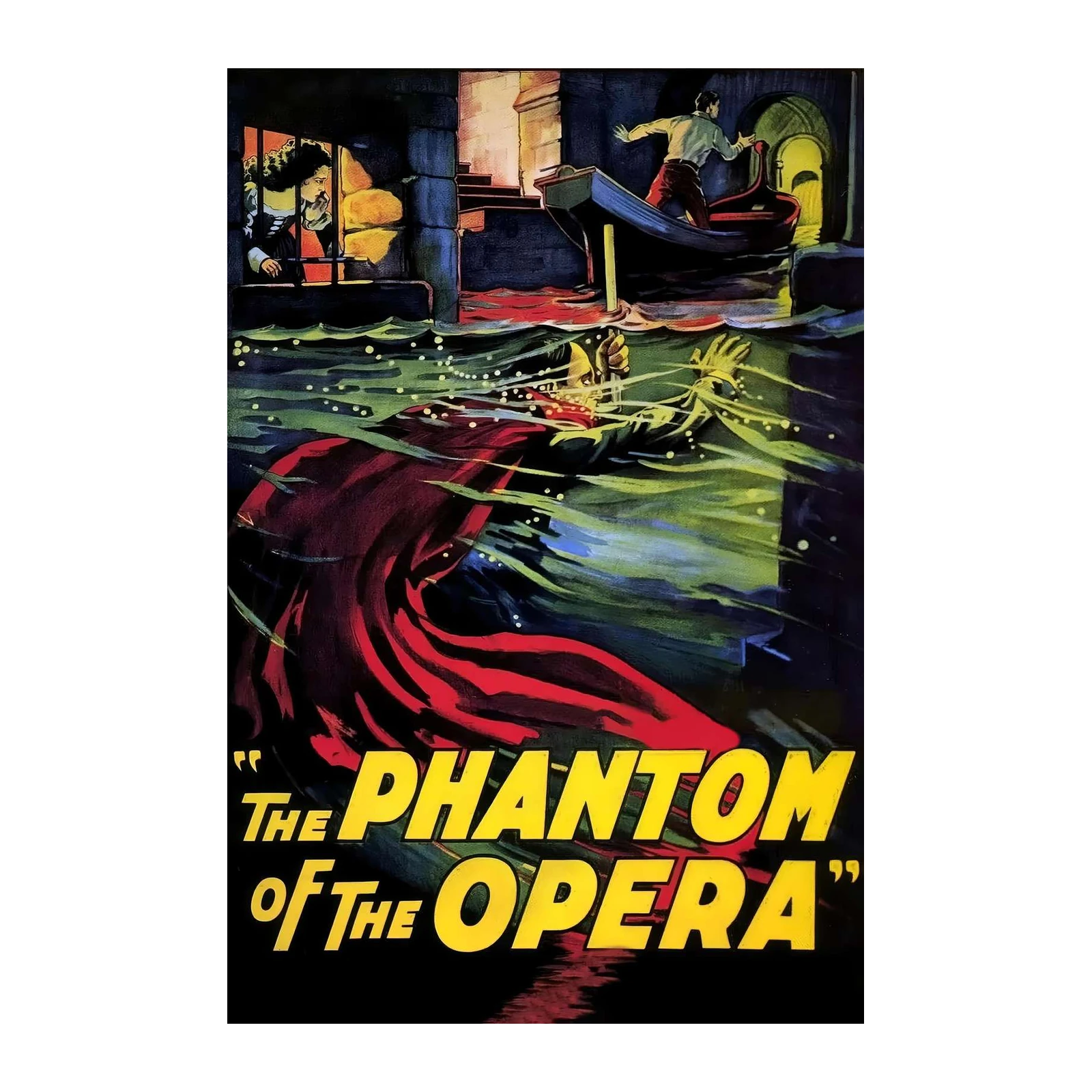 Phantom of the Opera Vintage Horror Wall Art