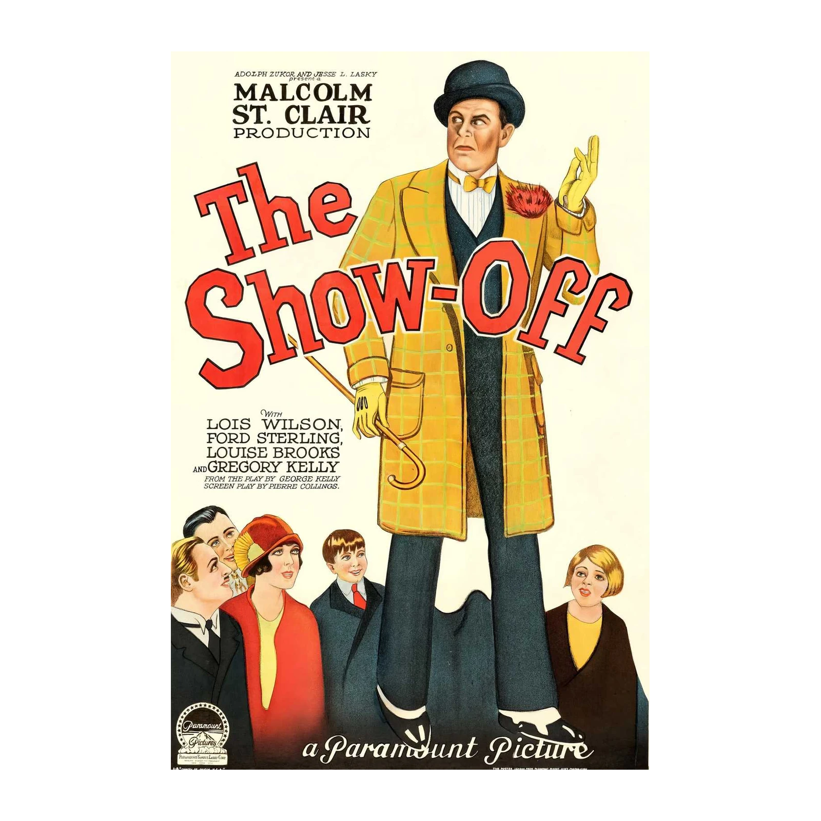 Vintage "The Show-Off" Movie Poster Wall Art