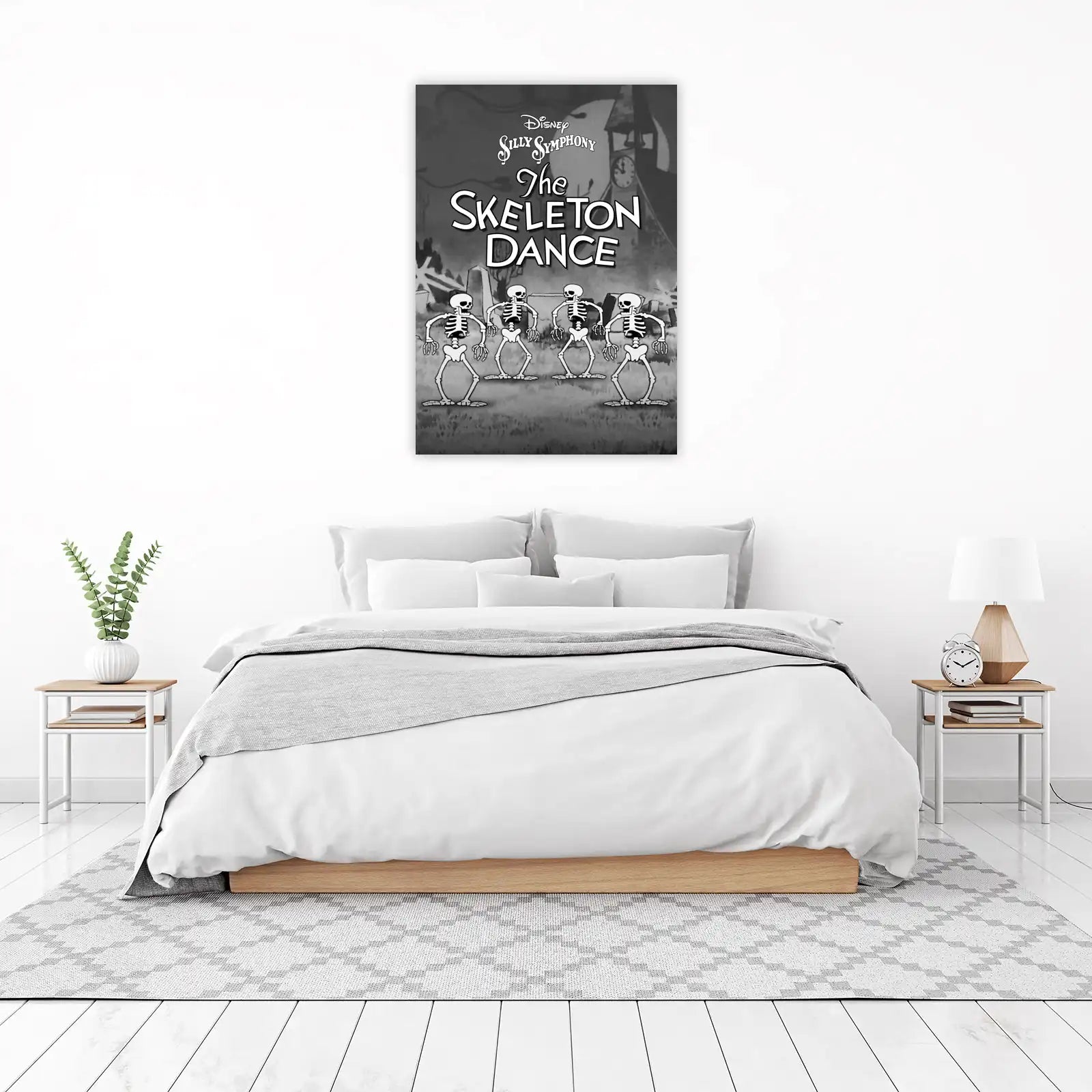 Vintage Skeleton Dance Disney Silly Symphony Wall Art