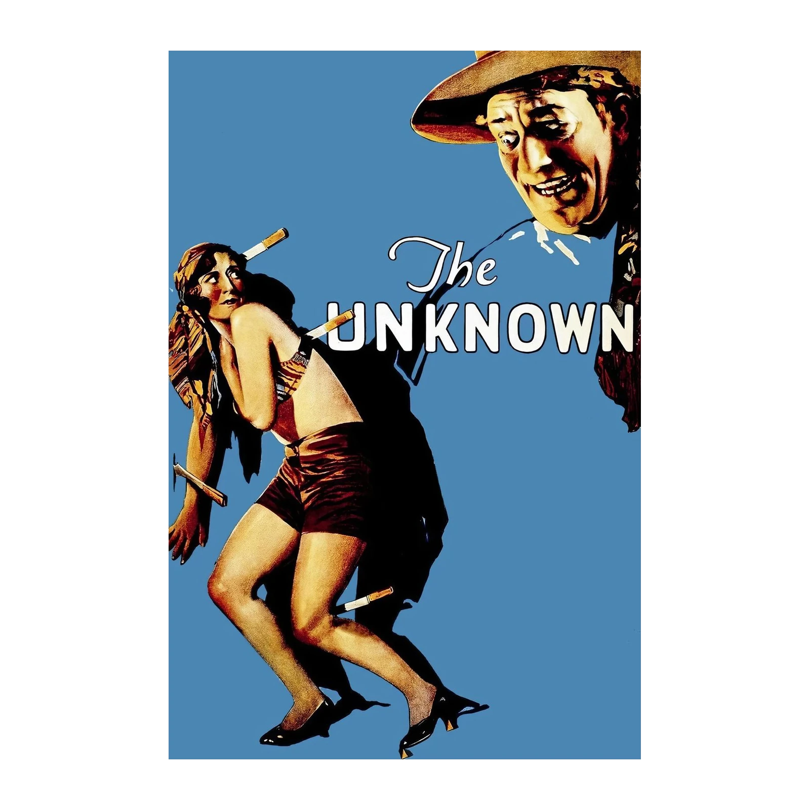 Retro Thriller Movie 'The Unknown' Wall Art
