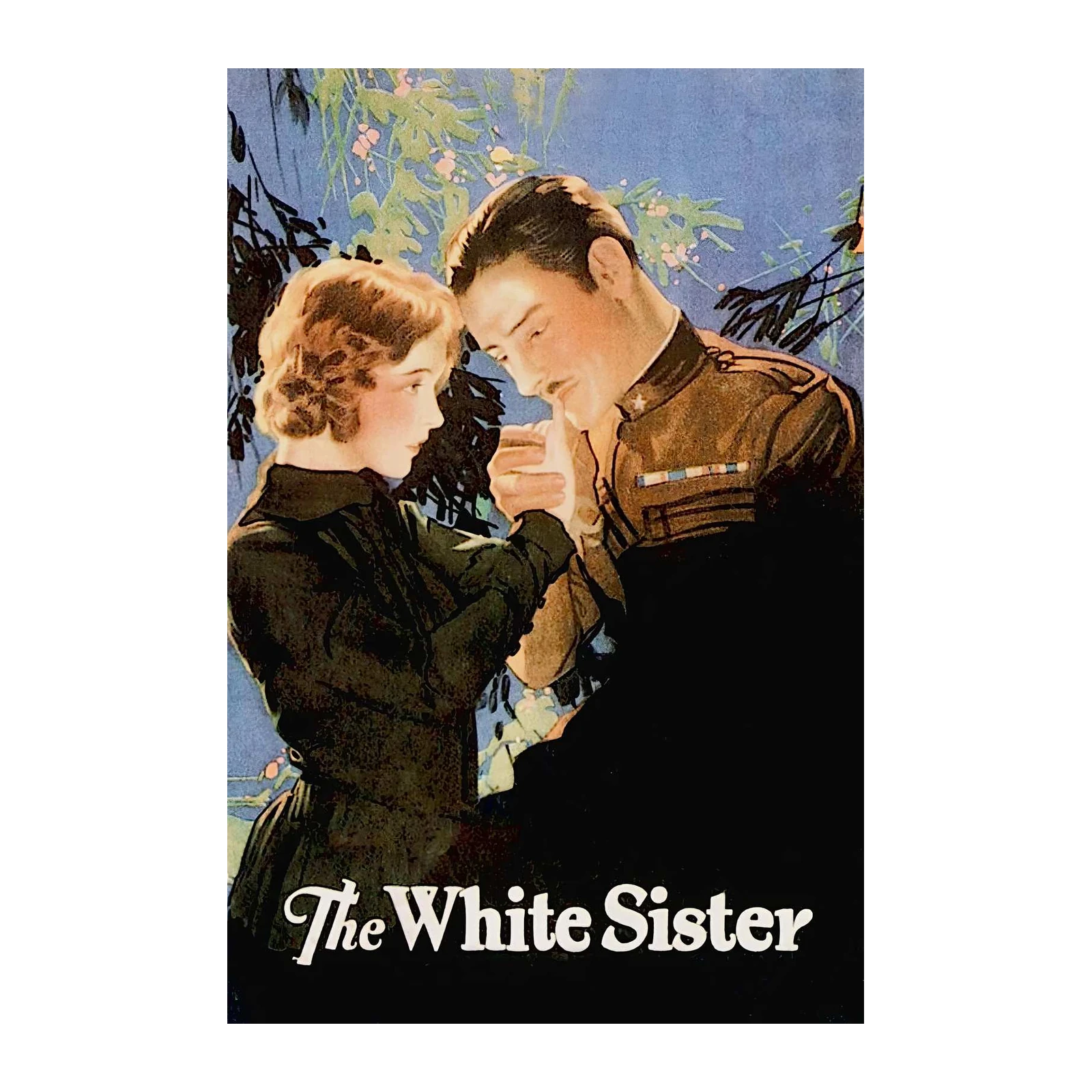 Vintage Romance Couple "The White Sister" Wall Art