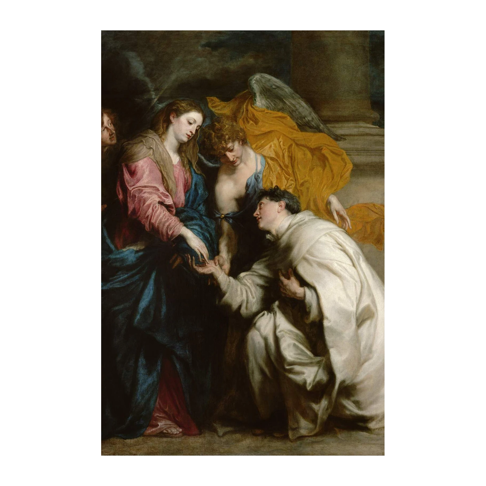 Baroque Visionary Saint Artwork Wall Art